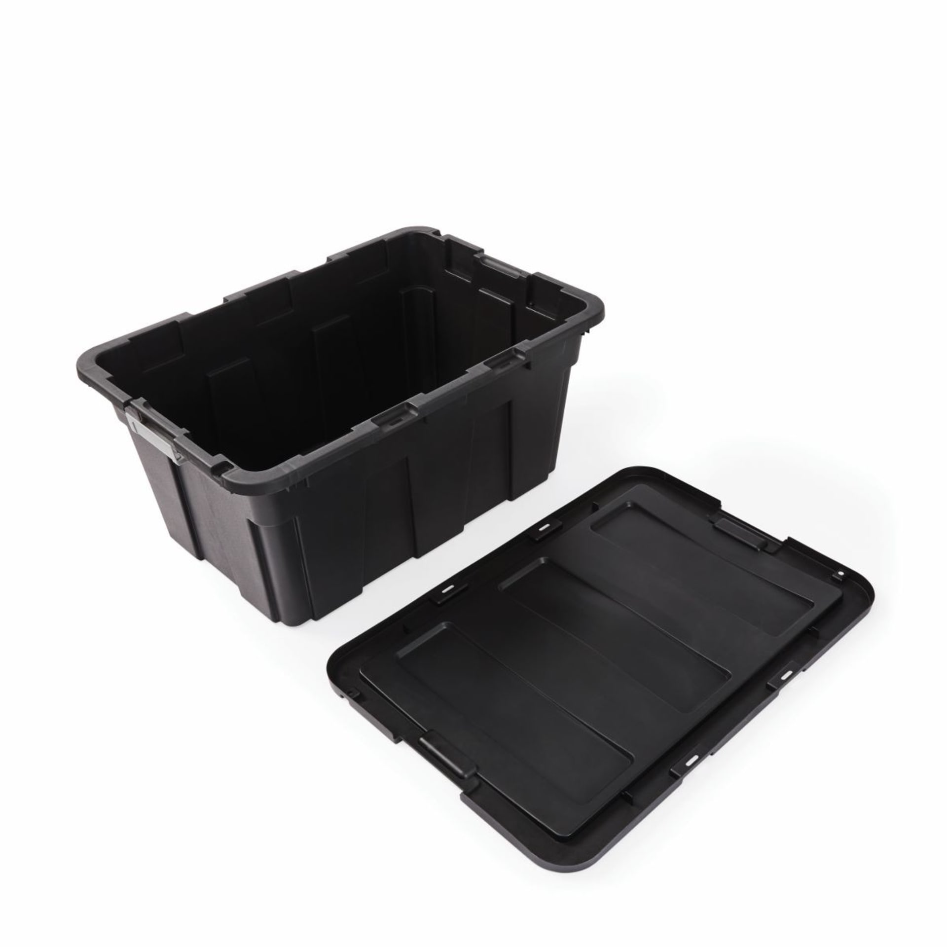 100L Heavy Duty Storage Container Black Kmart