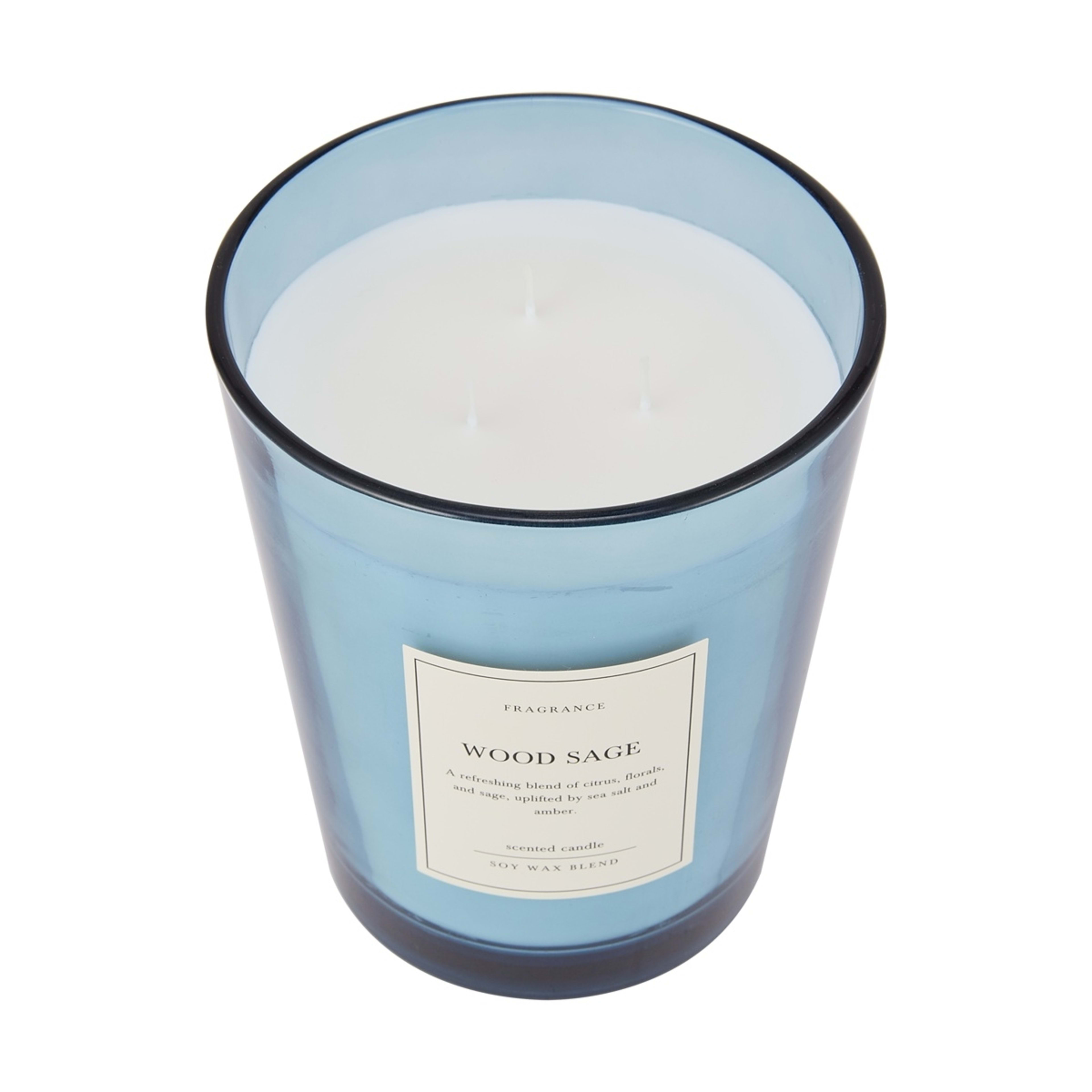 3 Extra Large Wood Sage Candle, 3 of 6