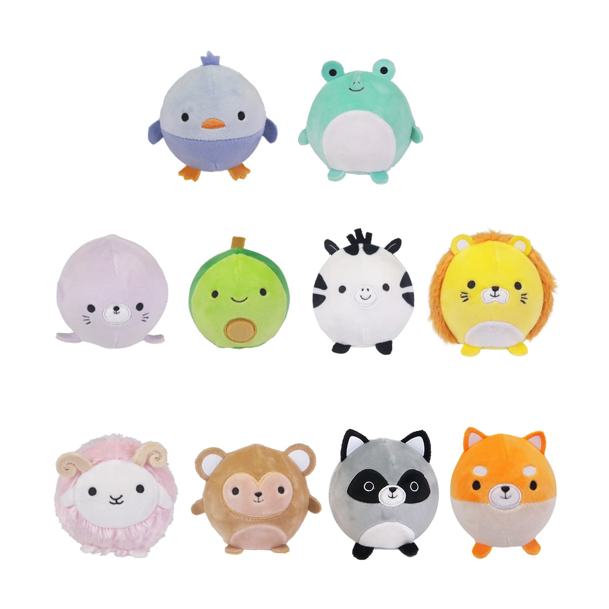 Squishy plush deals animals