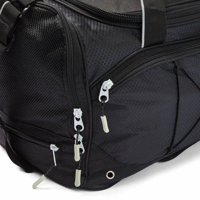 40L Duffle Bag with Bungee Cord Black Kmart NZ