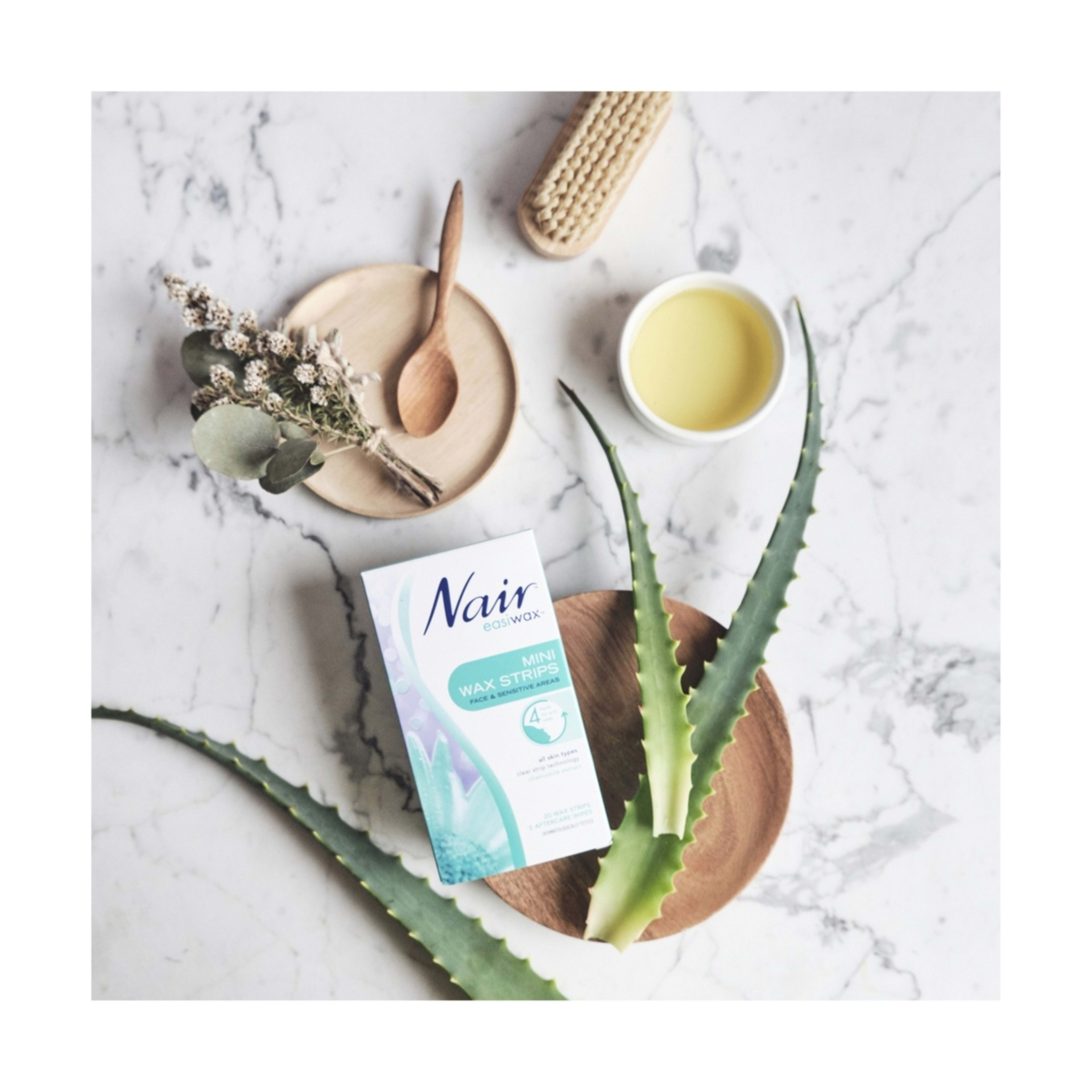 Nair 20 Pack Easiwax Mini Wax Strips Kmart