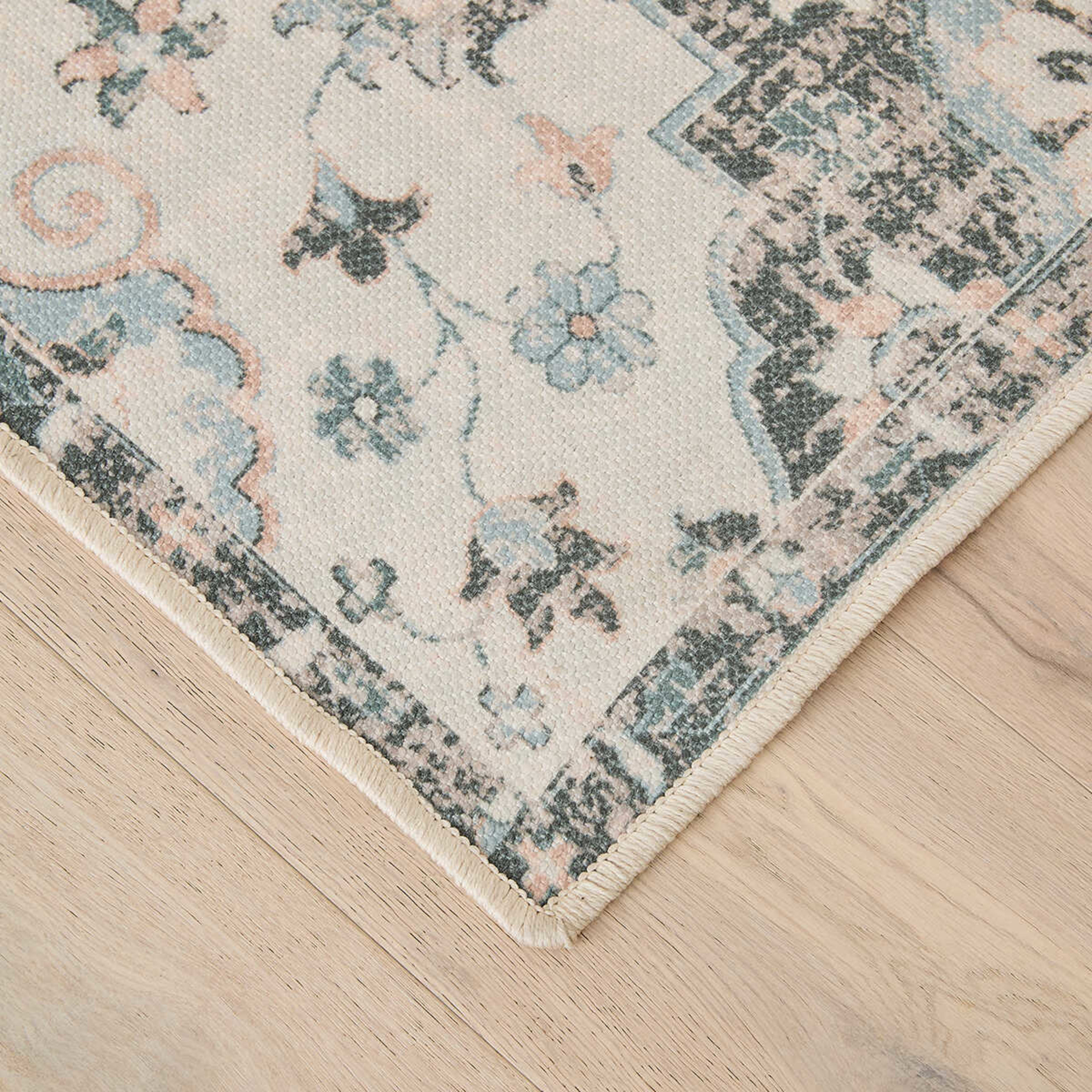2 Inaya Runner - Blue, 300cm x 80cm, 2 of 8
