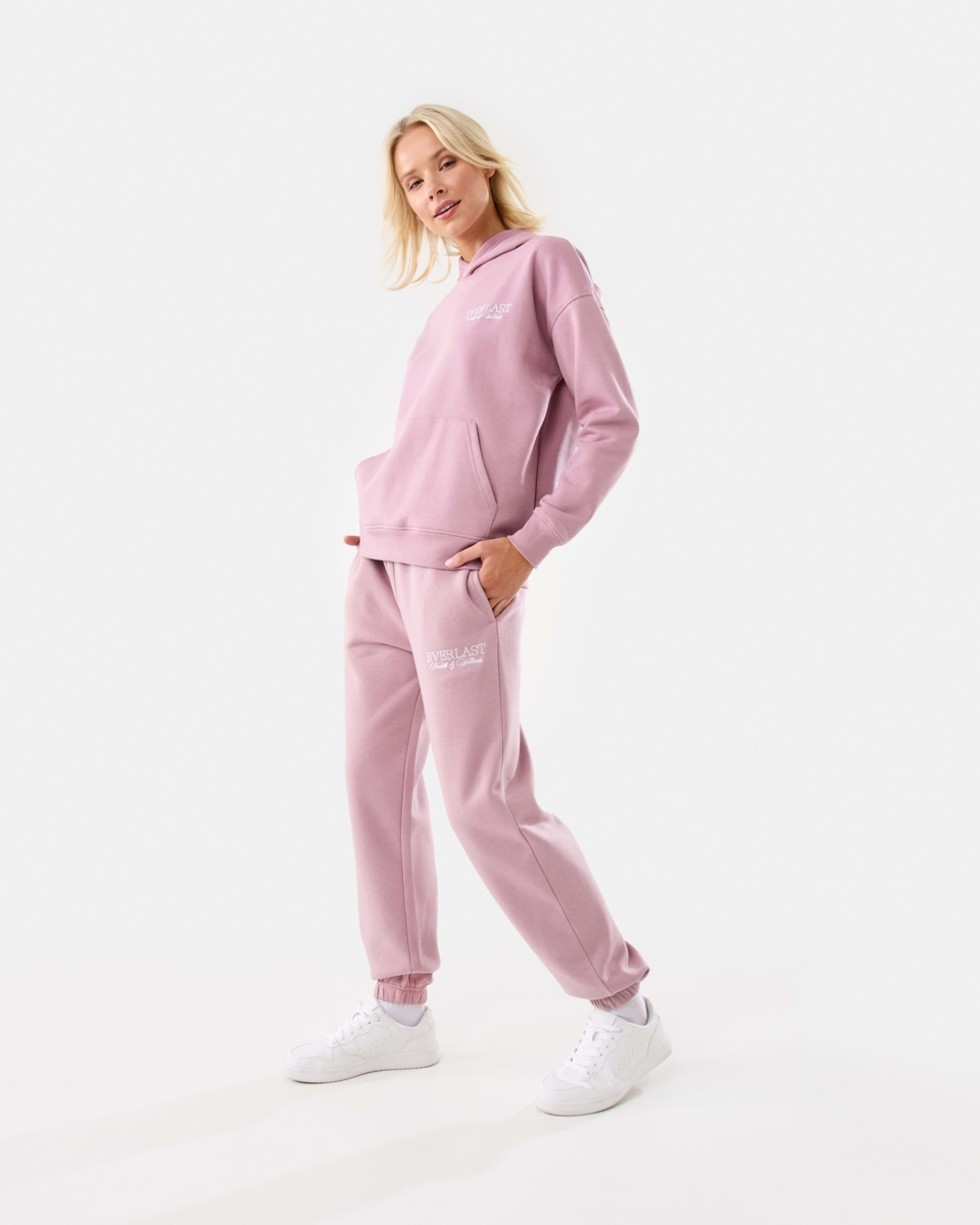 3 Everlast Womens Street Trackpants Dusty Pink, 3 of 9