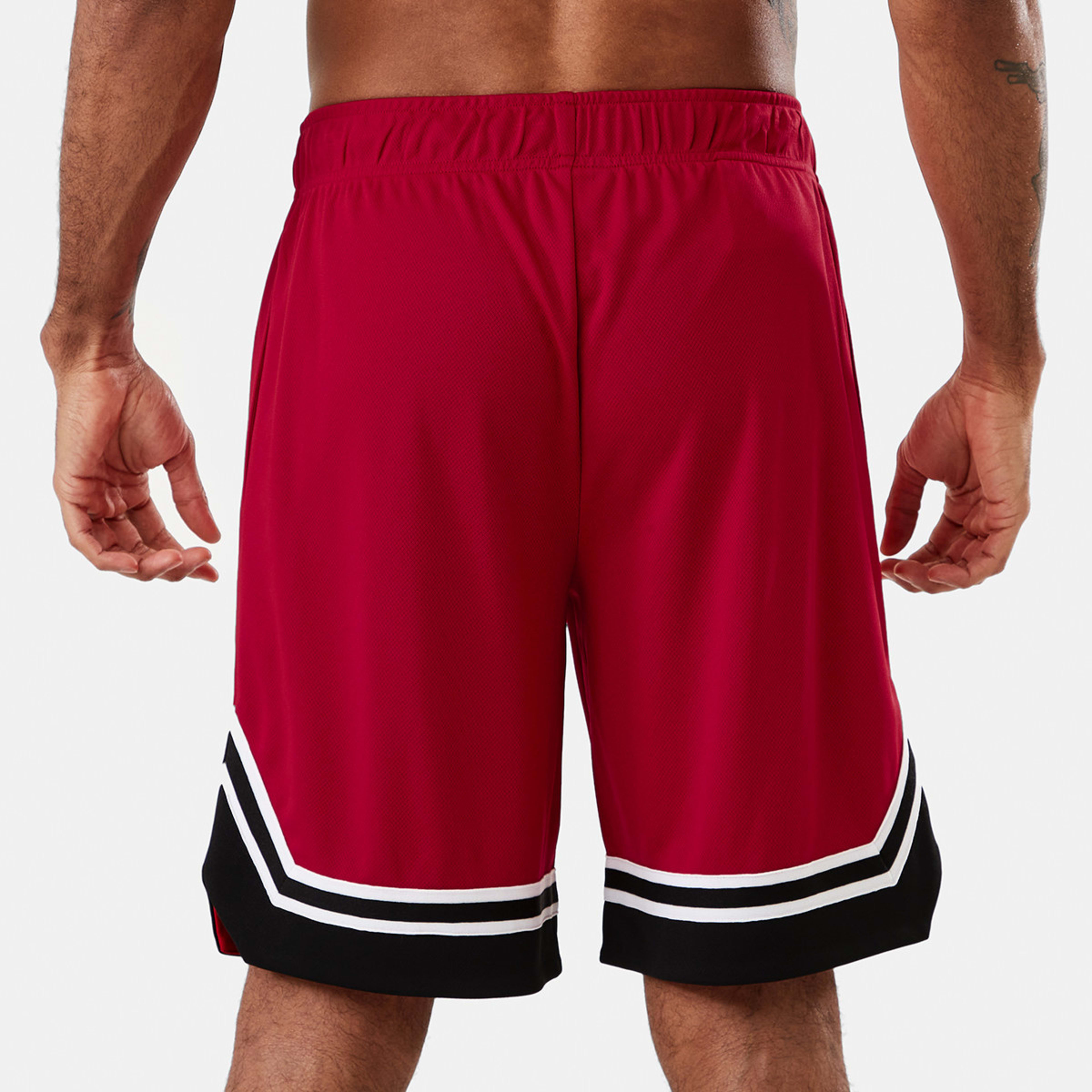 3 Active Mens Basketball Shorts Neon Red, 3 of 7