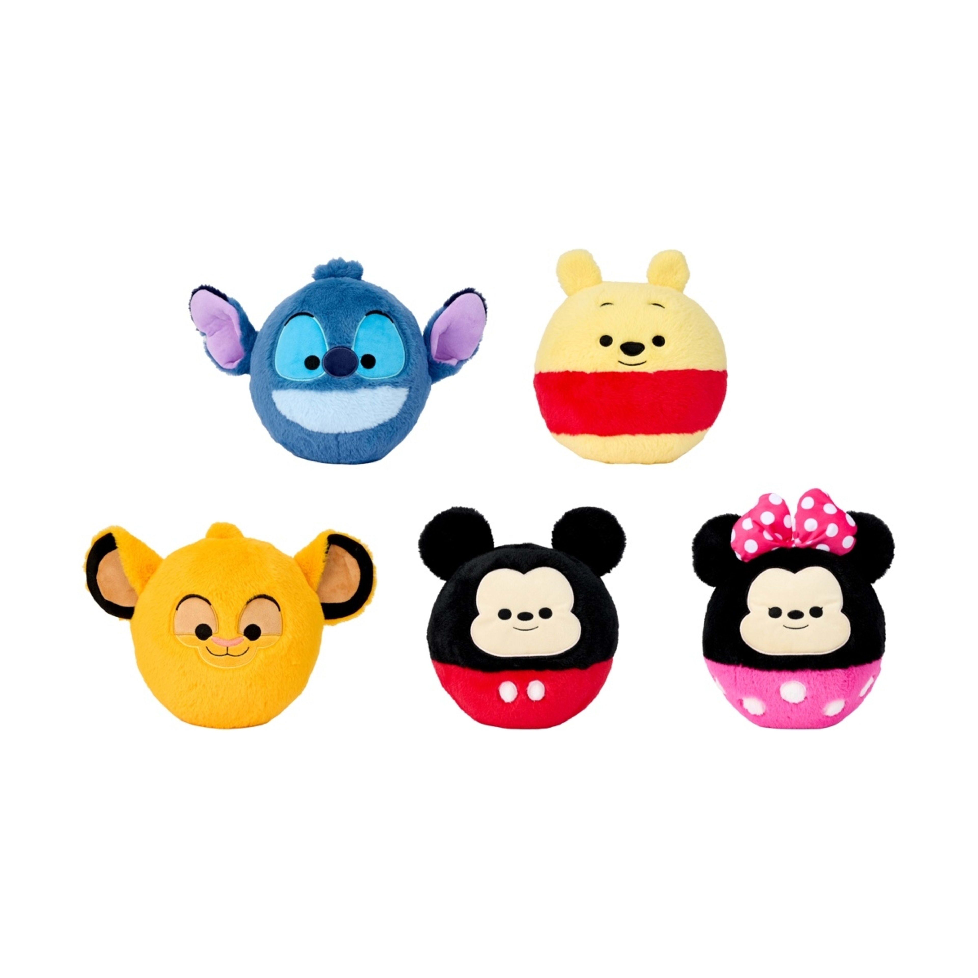 1 Disney Round Small Plush Toy - Assorted