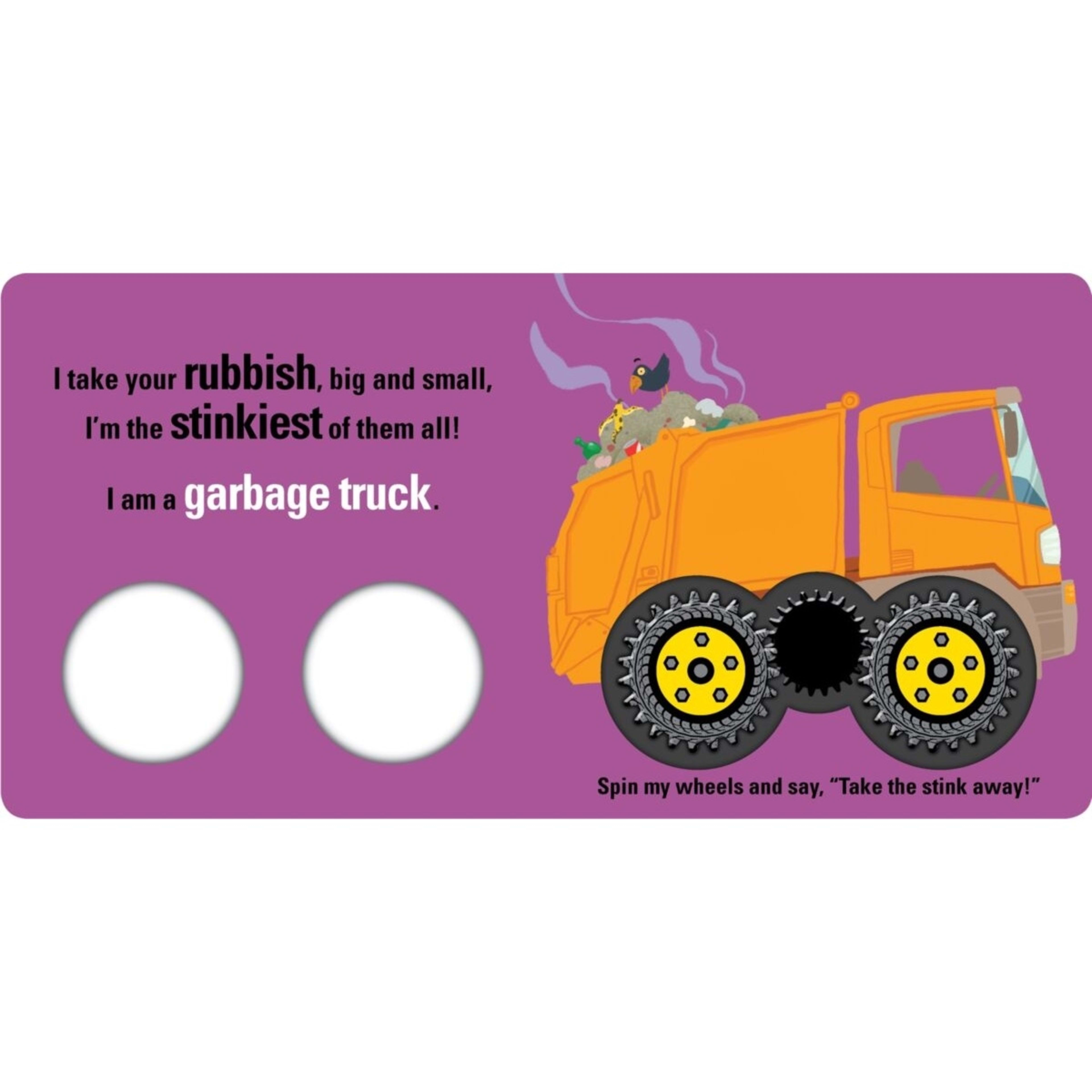 3 Spin Me!: Let's Go, Stinky Trucks! - Book, 3 of 3