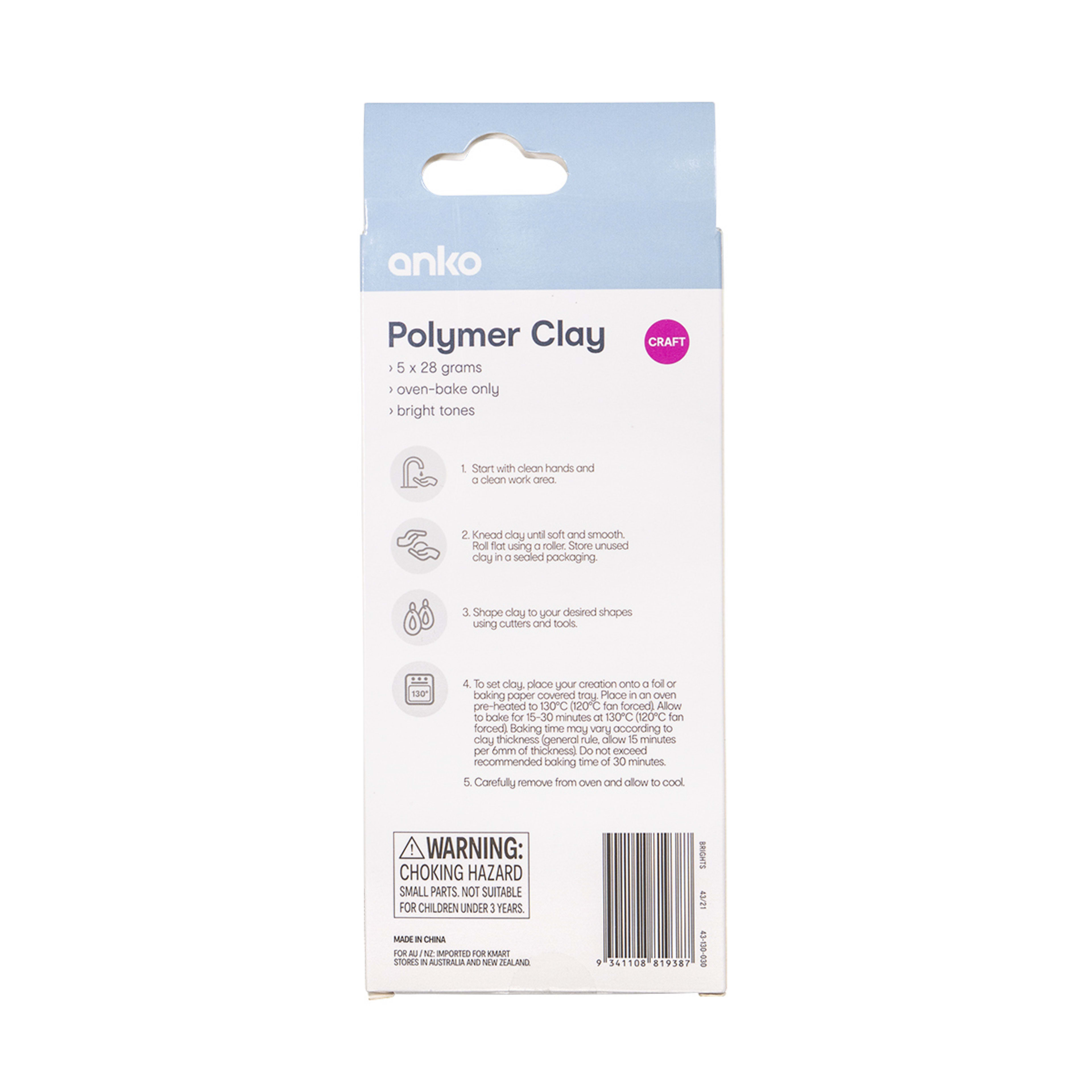 Polymer Clay Bright Tones Kmart