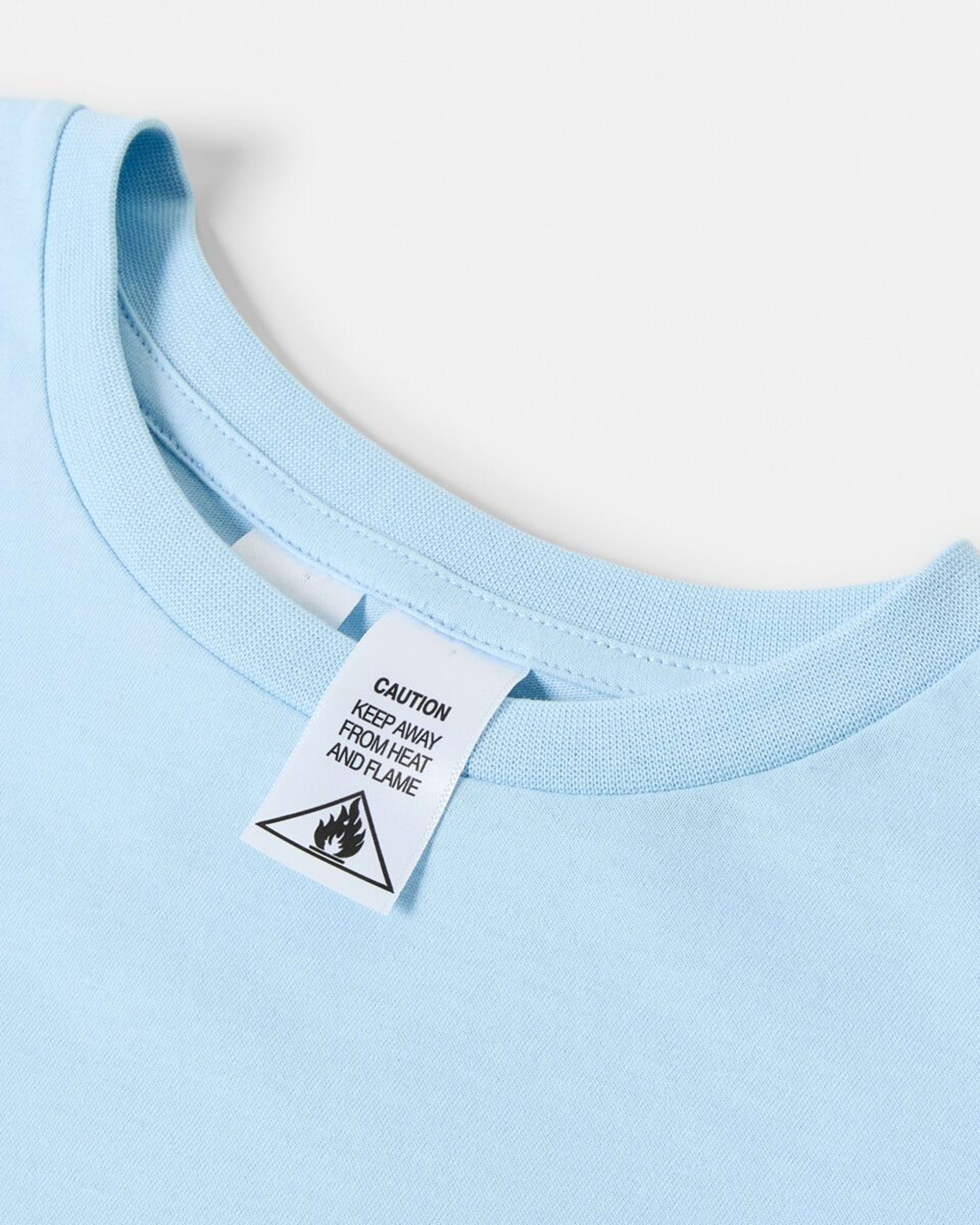 5 Long Sleeve Jersey Pyjama Set Brunch Club Blue, 5 of 6