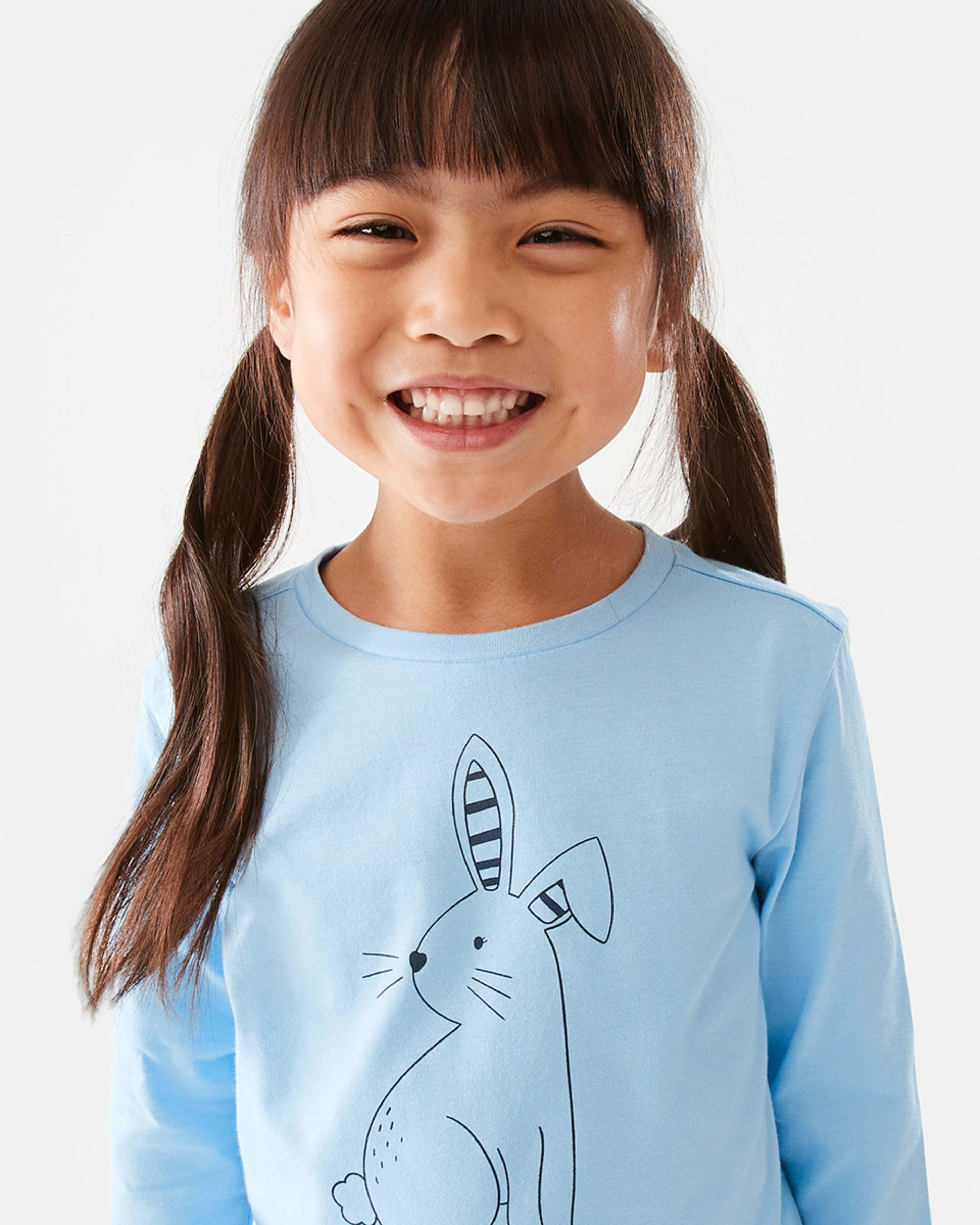 3 Long Sleeve Print T-shirt Bunny, 3 of 8