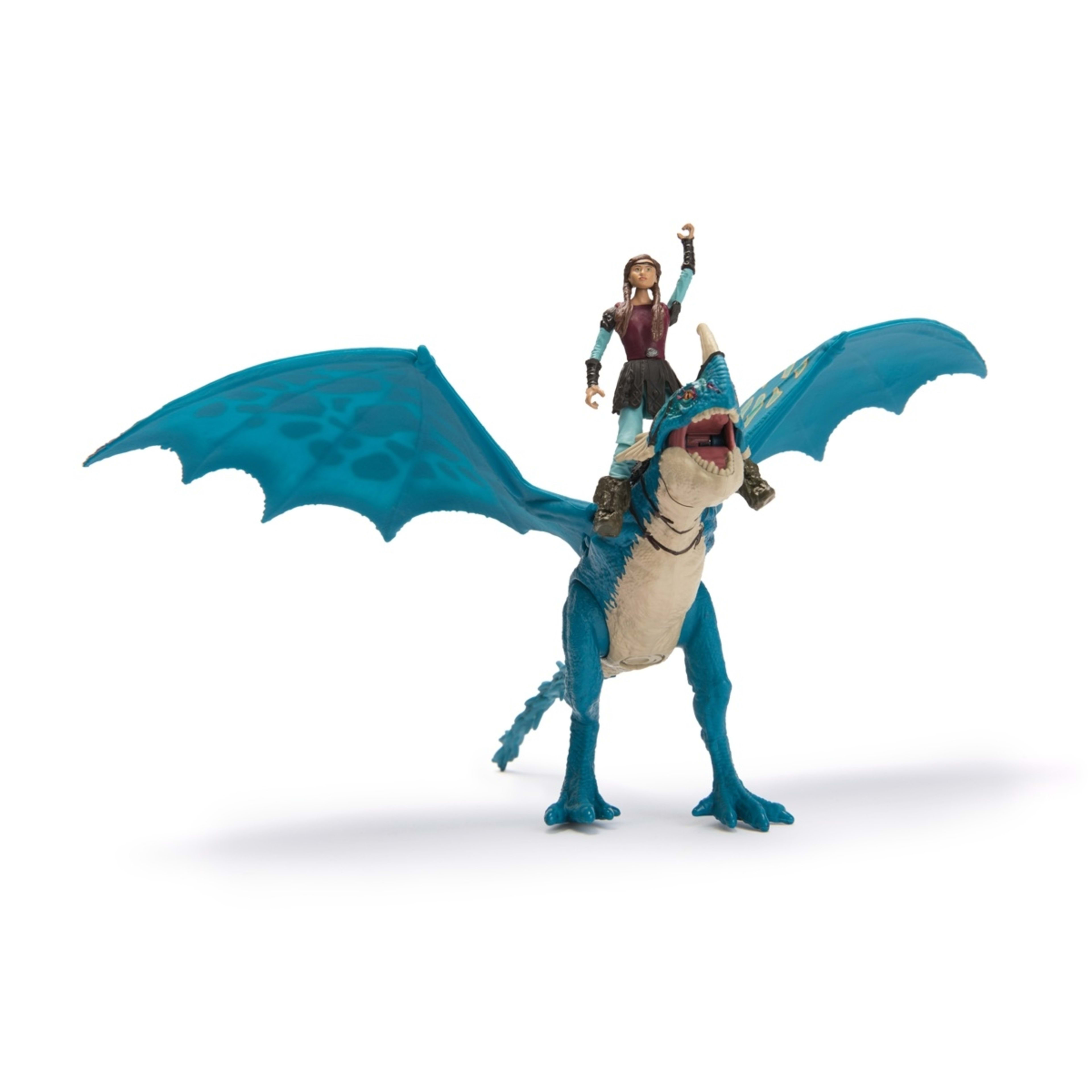 4 How To Train Your Dragon Deadly Nadder and Astrid Action Figure Set, 4 of 9