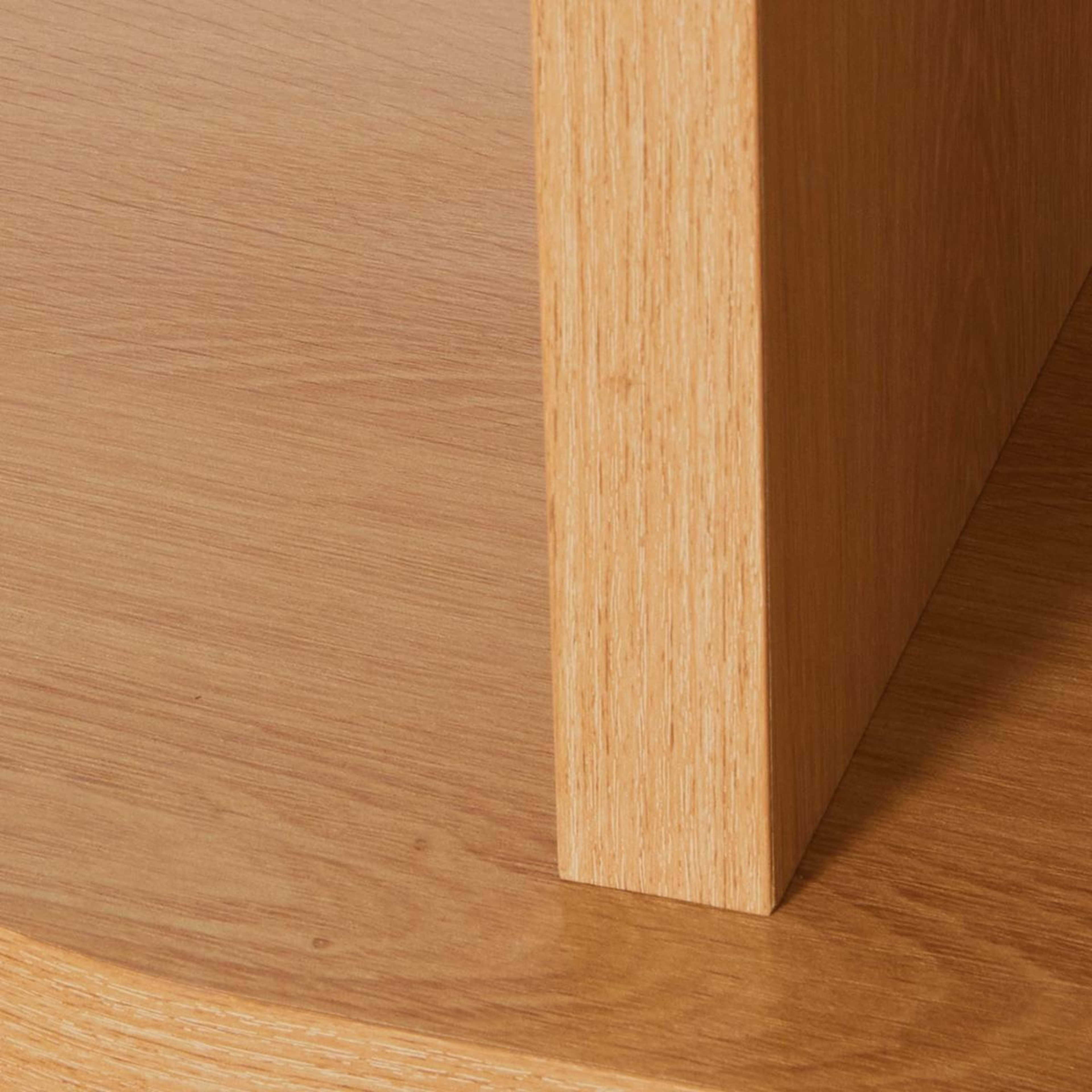6 3 Tier Bookshelf - Oak, 6 of 6