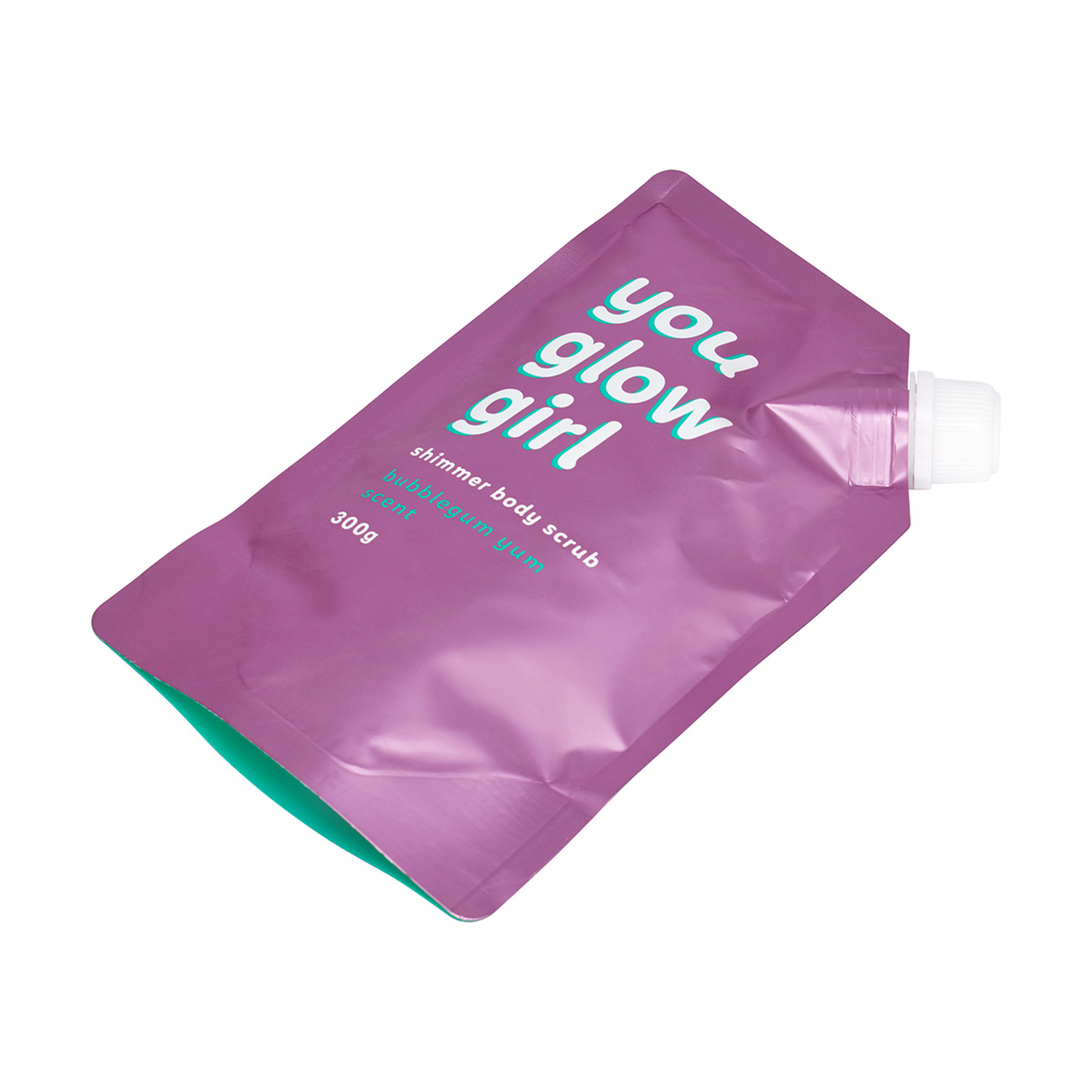 You Glow Girl Shimmer Body Scrub 300g Bubblegum Yum Scent Kmart