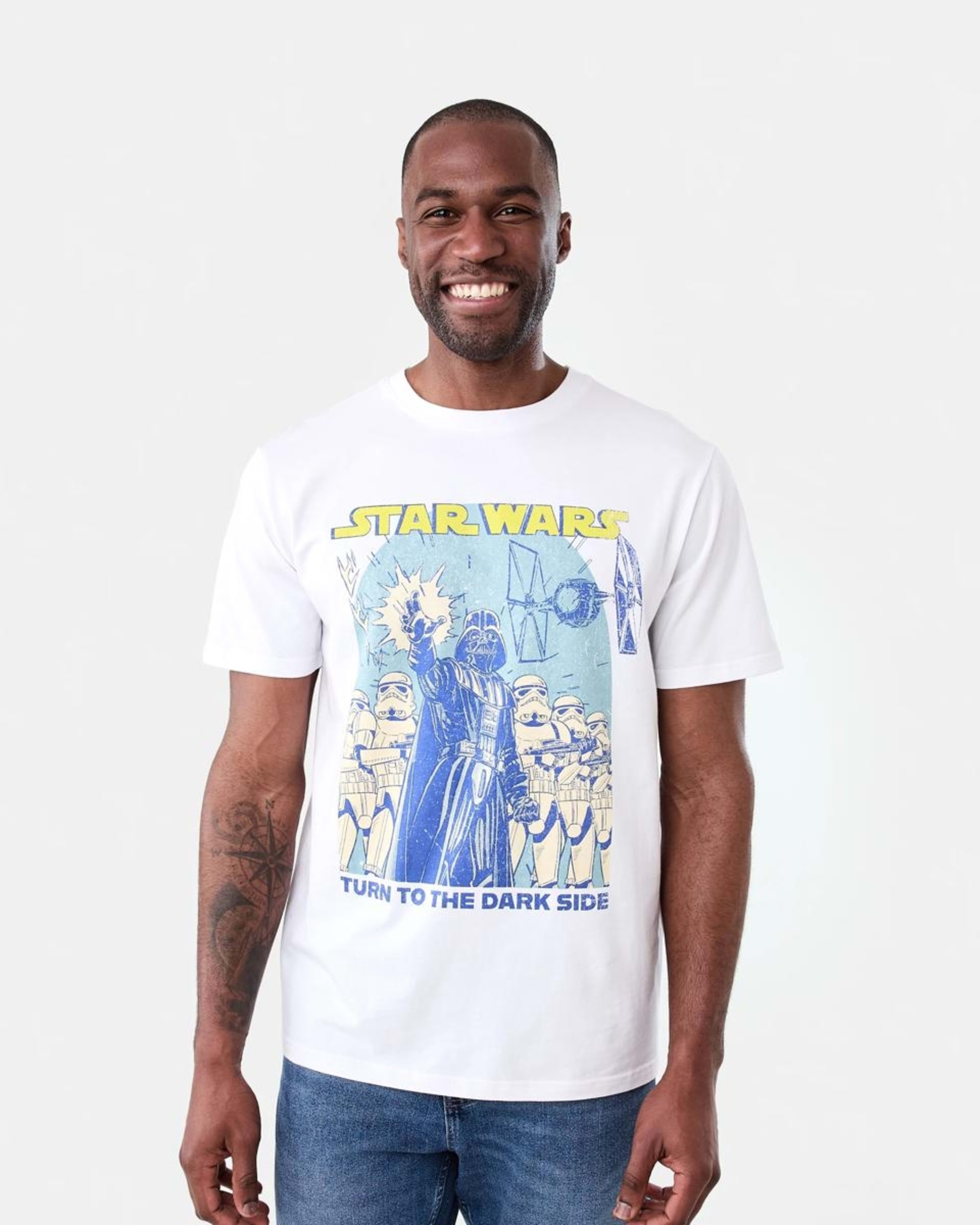 1 Star Wars License T-shirt White, 1 of 6