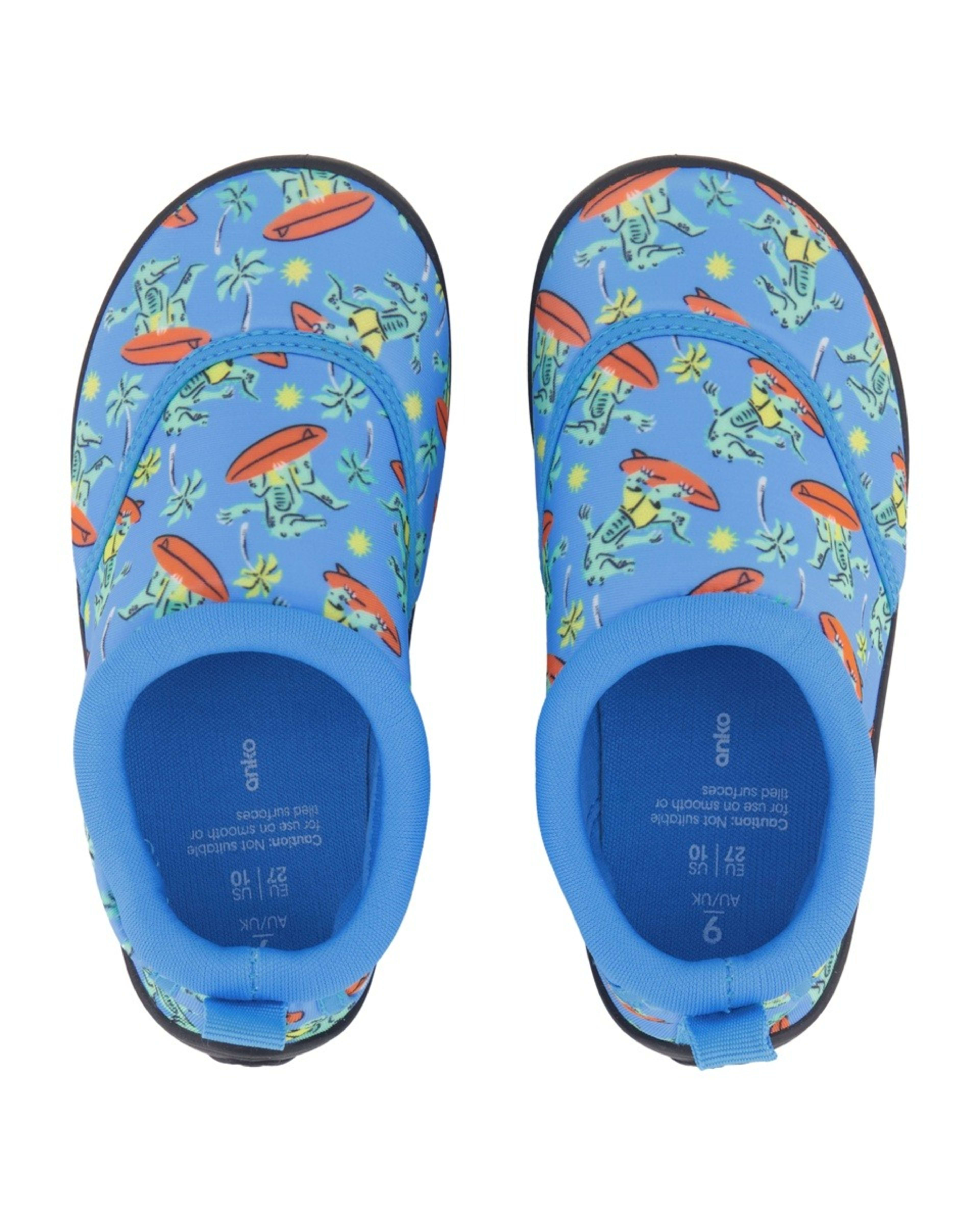 2 Junior Aqua Shoes BLUE SURFING CROC, 2 of 3