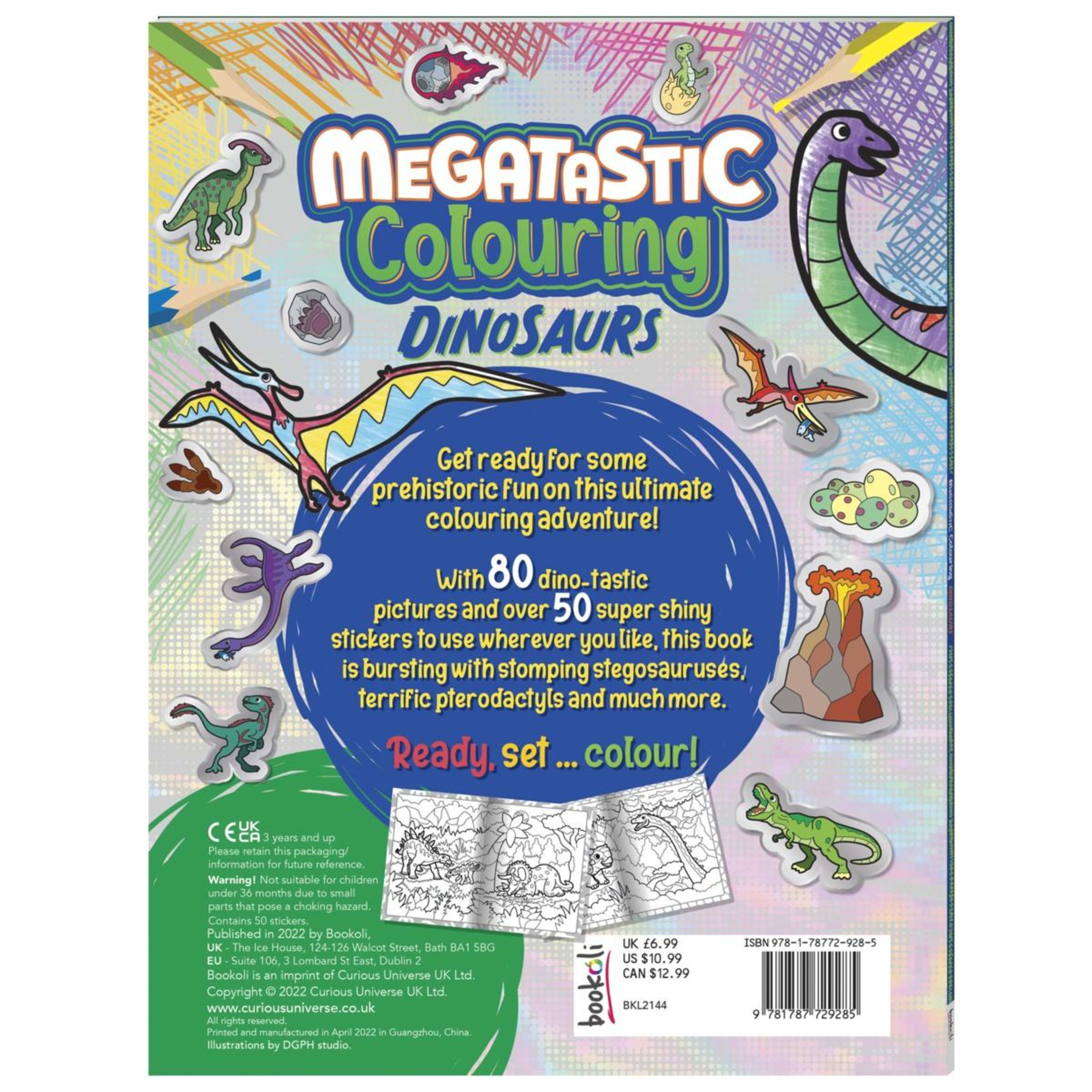 Megatastic Colouring Dinosaurs Book Kmart