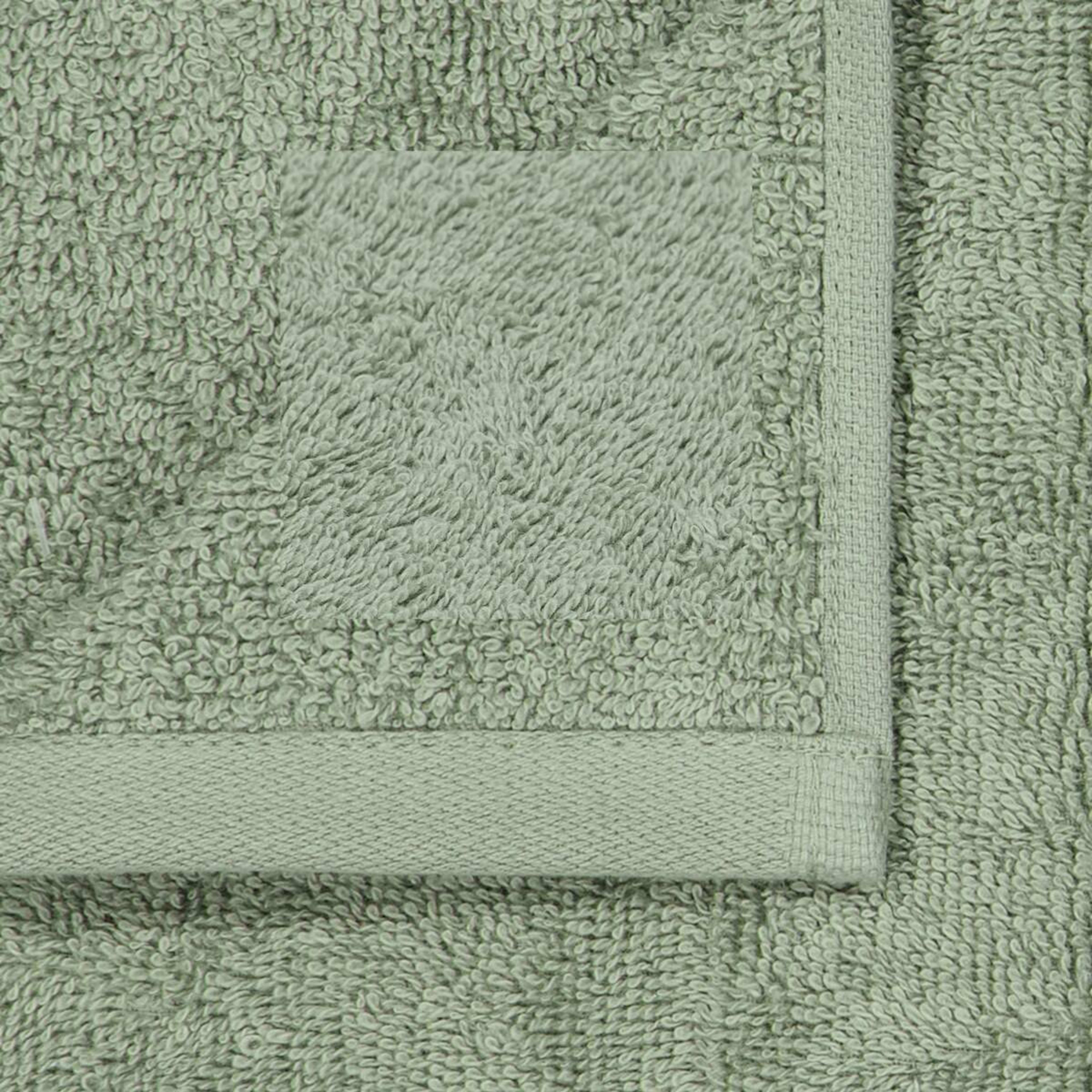 2 Edan Cotton Face Washer - Moss, 2 of 6