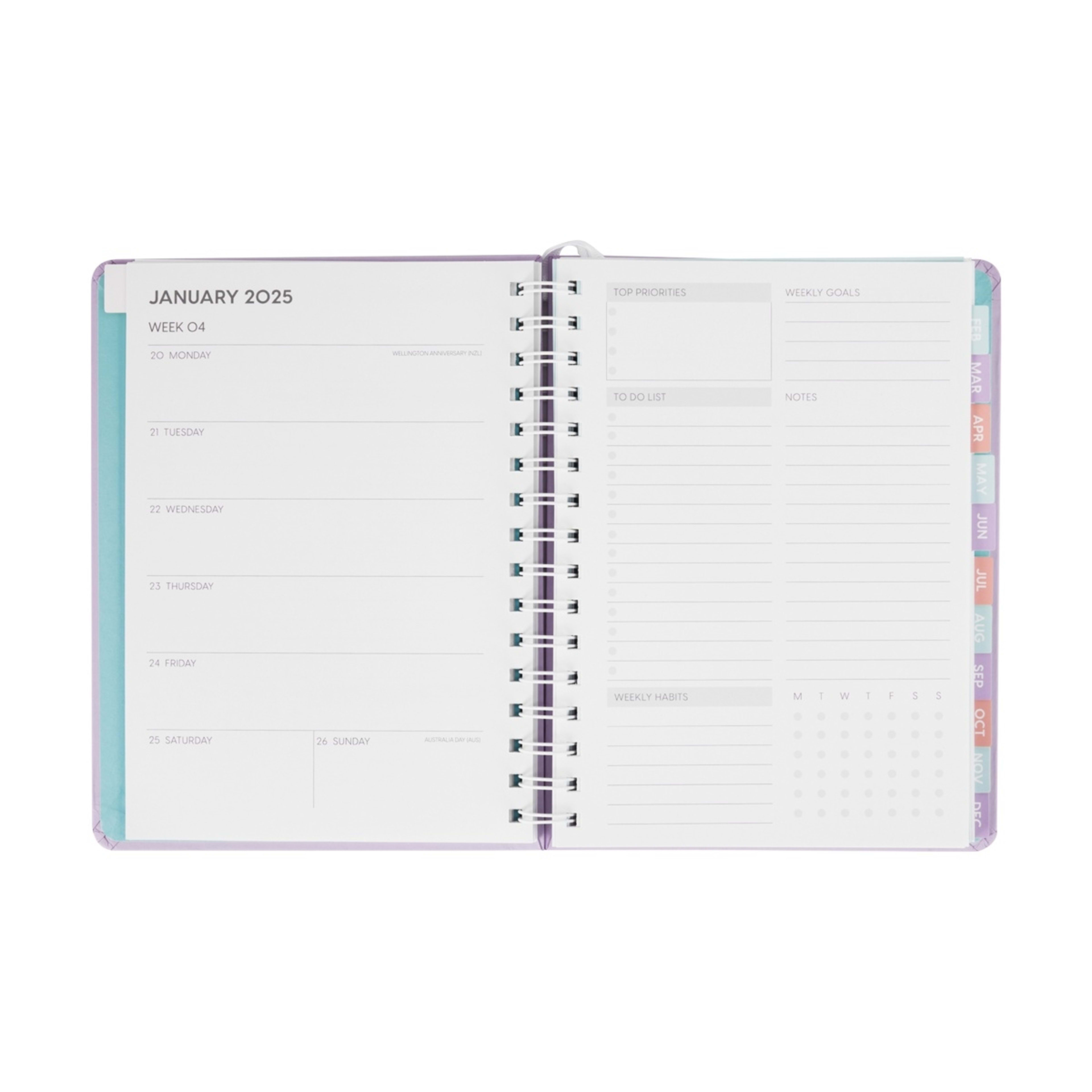 2025 Weekly Goals Diary Kmart