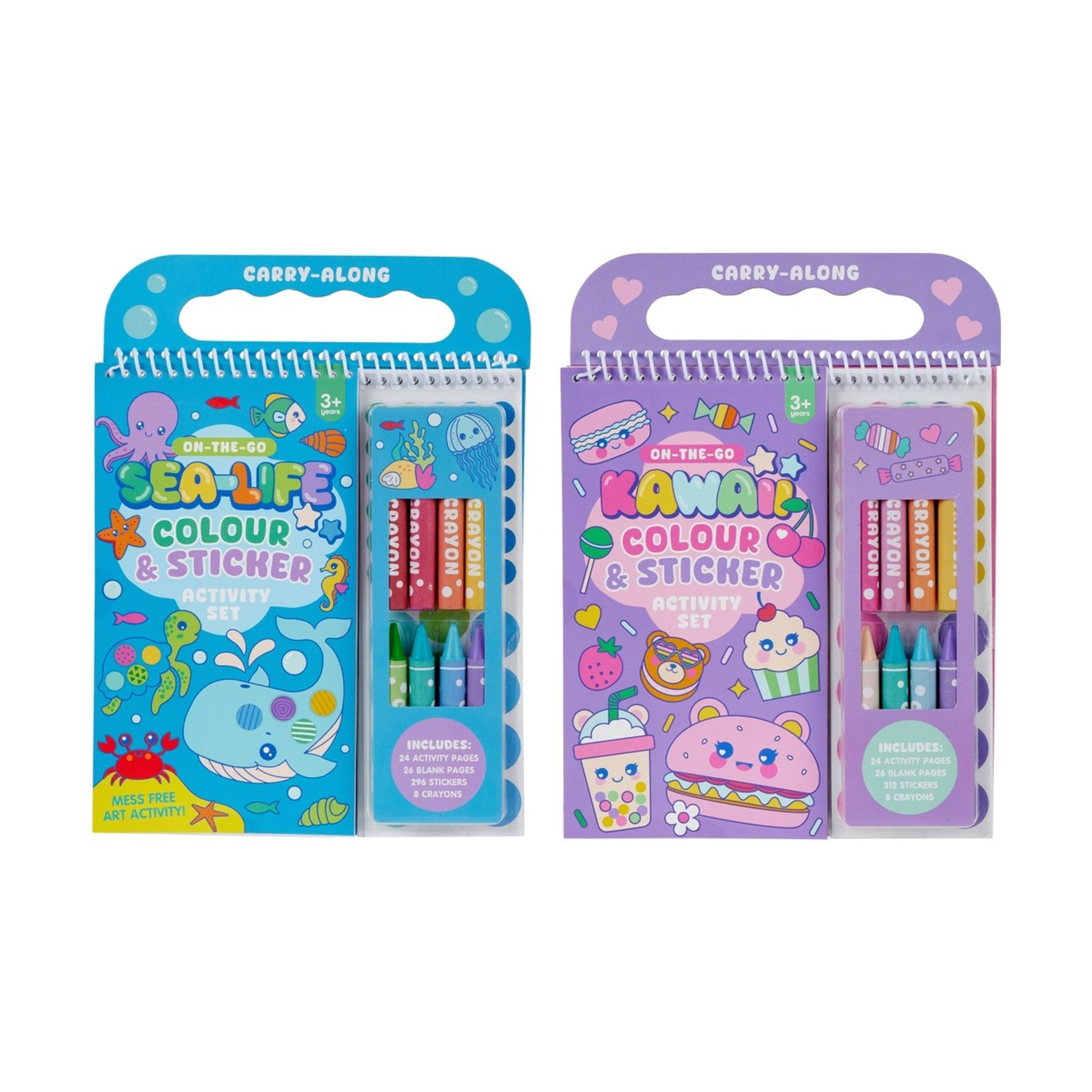 1 On-The-Go Colour and Sticker Activity Set - Assorted, 1 of 5