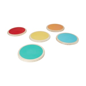 5 Pack Wooden Stepping Discs - Kmart