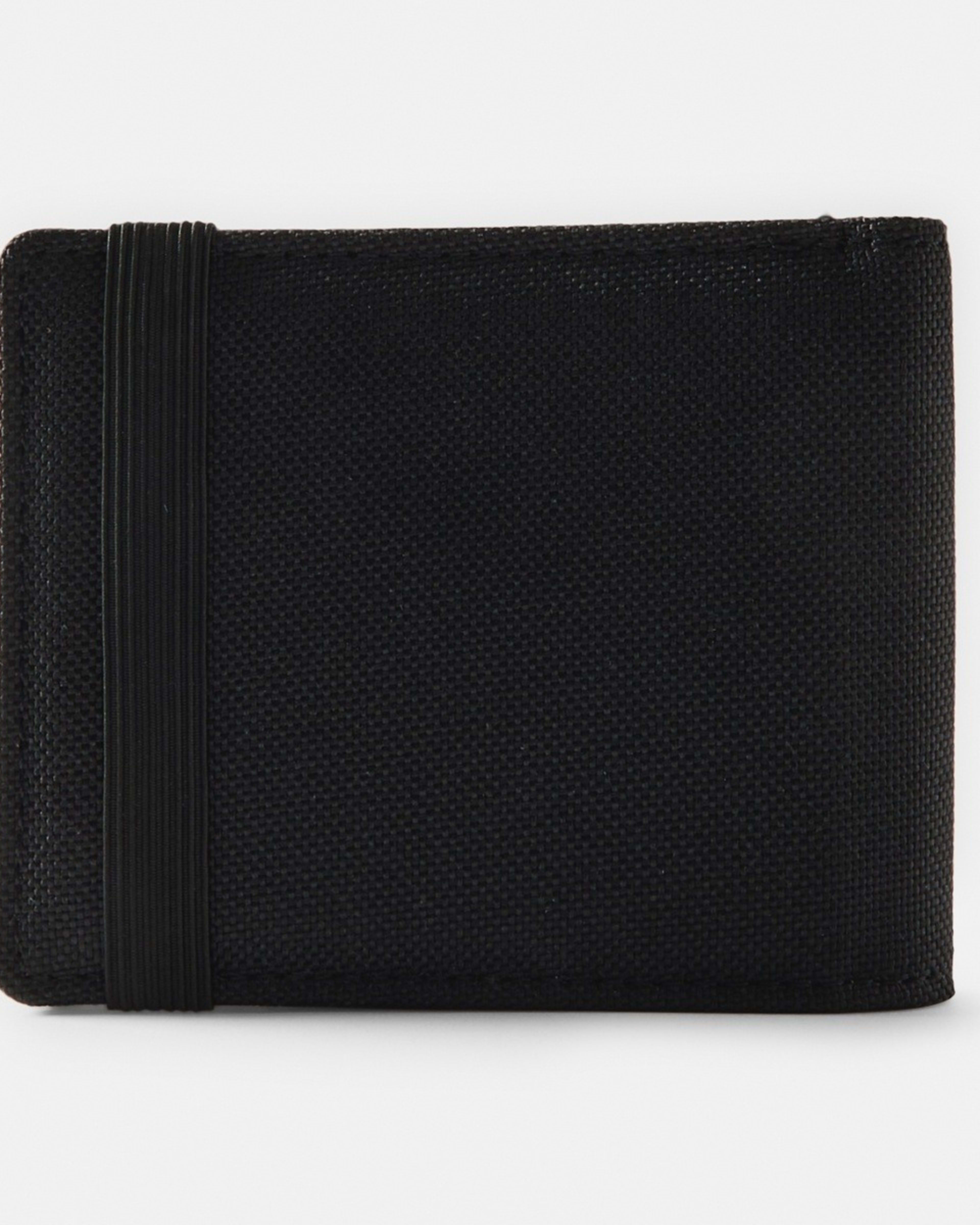 1 Canvas Billfold Wallet Black, 1 of 6