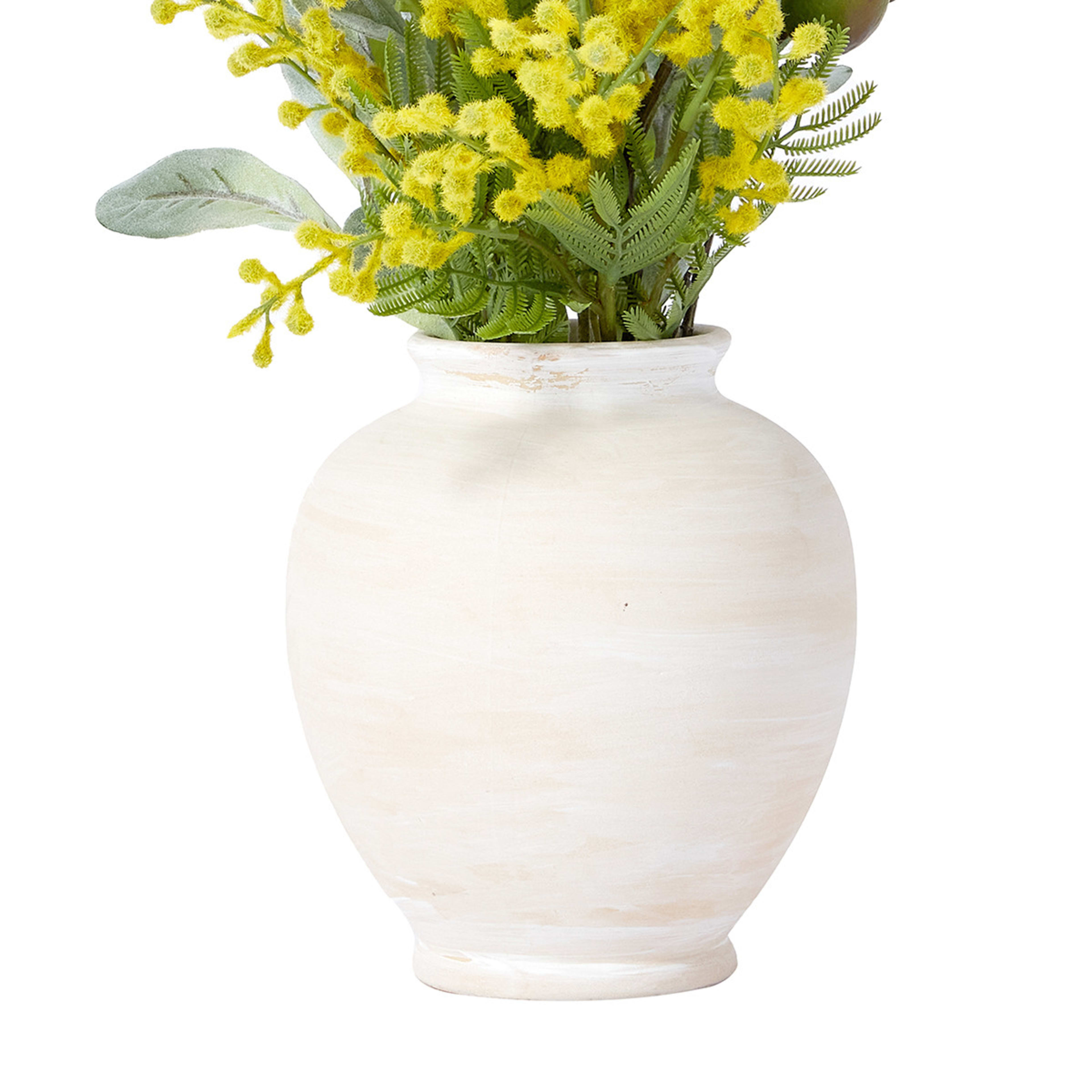 Artificial Wattle in Vase Kmart