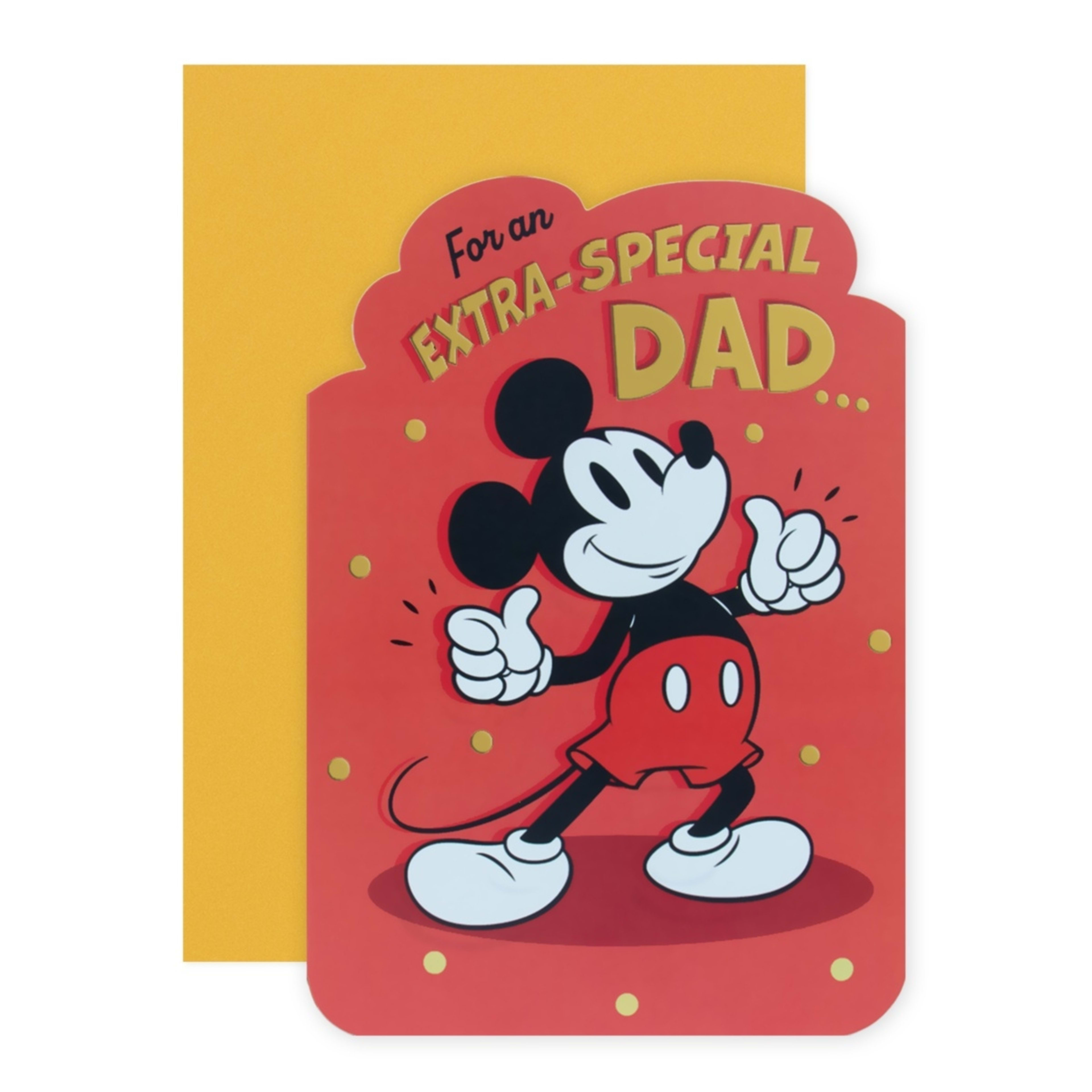 1 Hallmark Disney Mickey Mouse Father's Day Card - Extra Happy, Extra Special