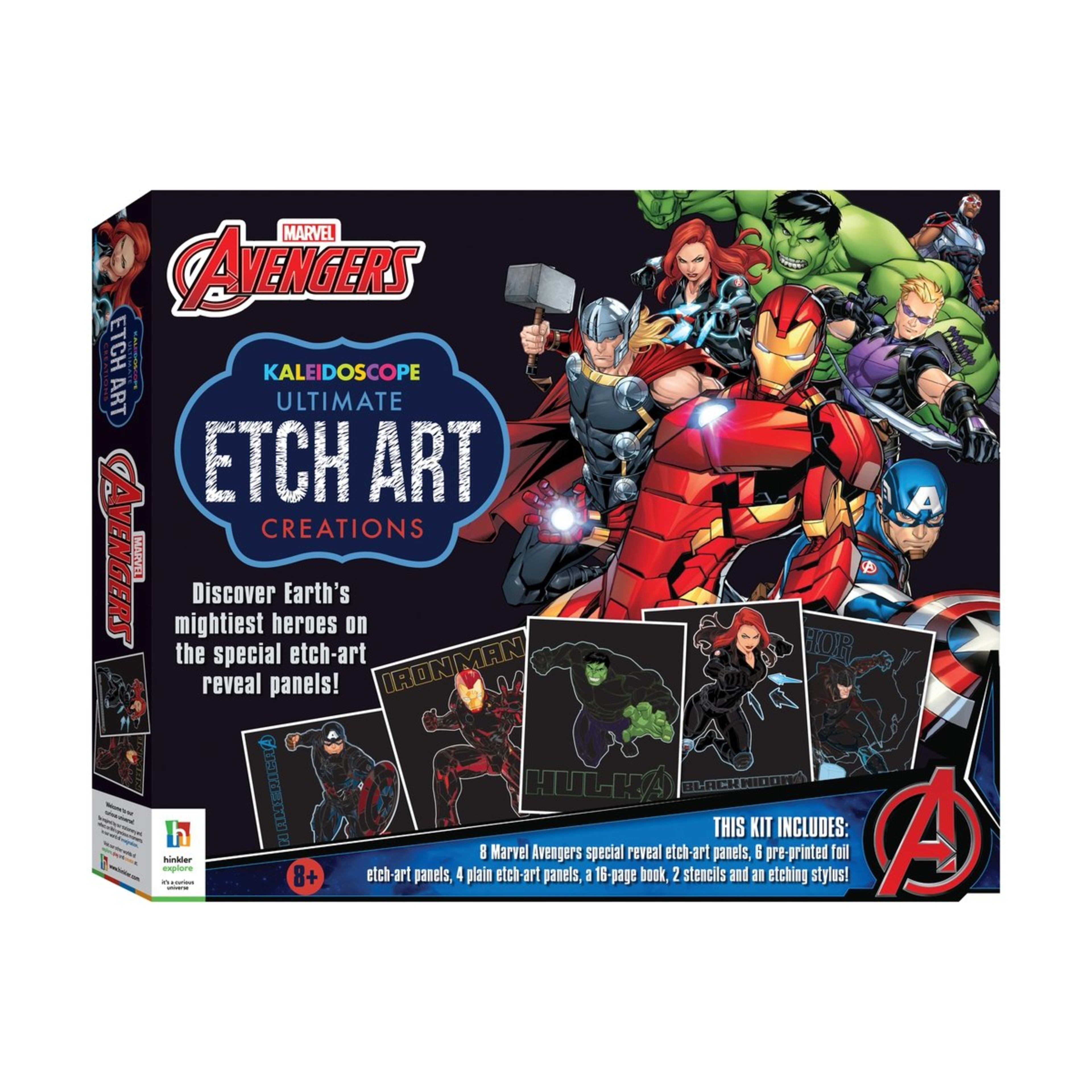 Kaleidoscope Ultimate Etch Art Creations Kit Marvel Avengers Kmart