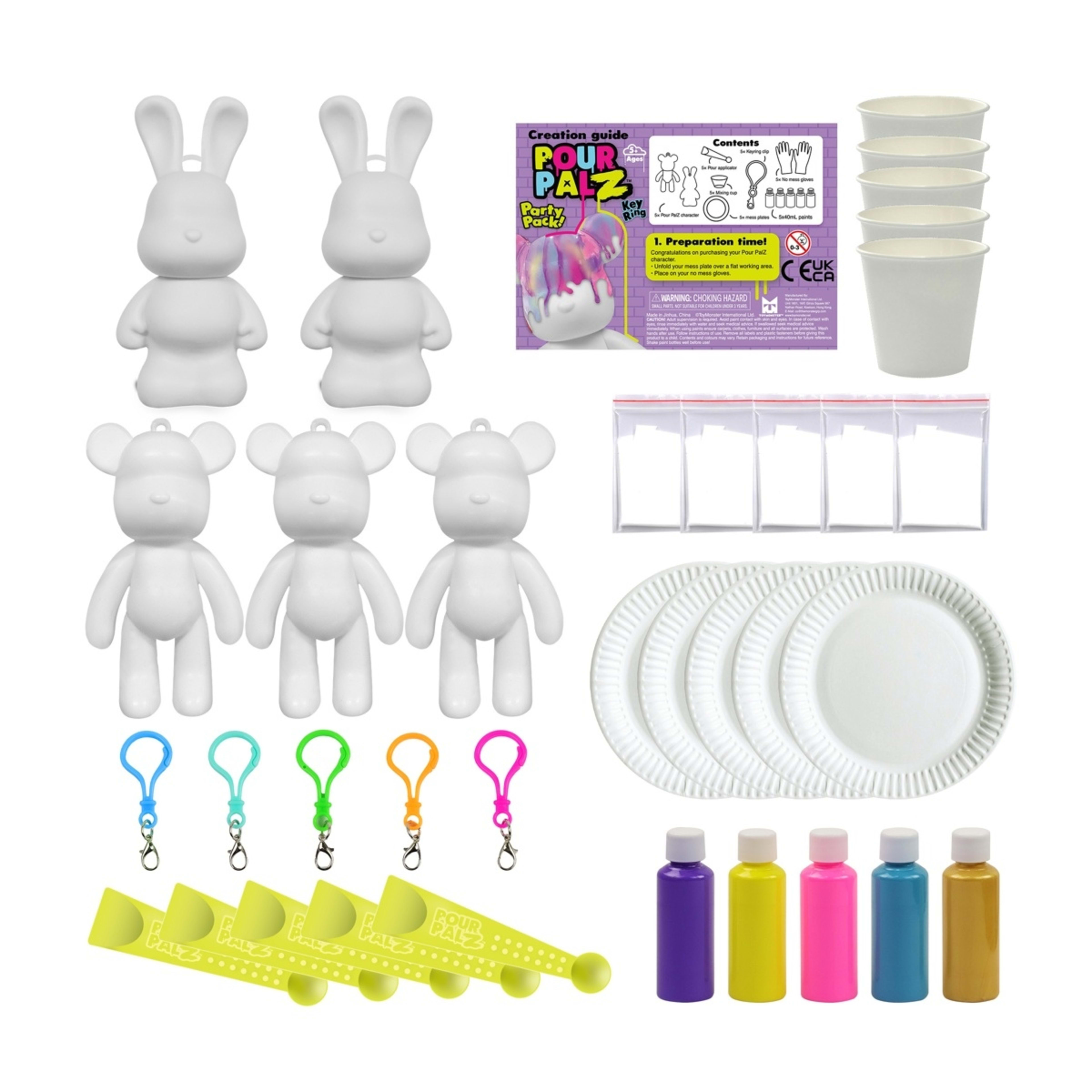 2 Pour Palz Keyring Party Pack, 2 of 10
