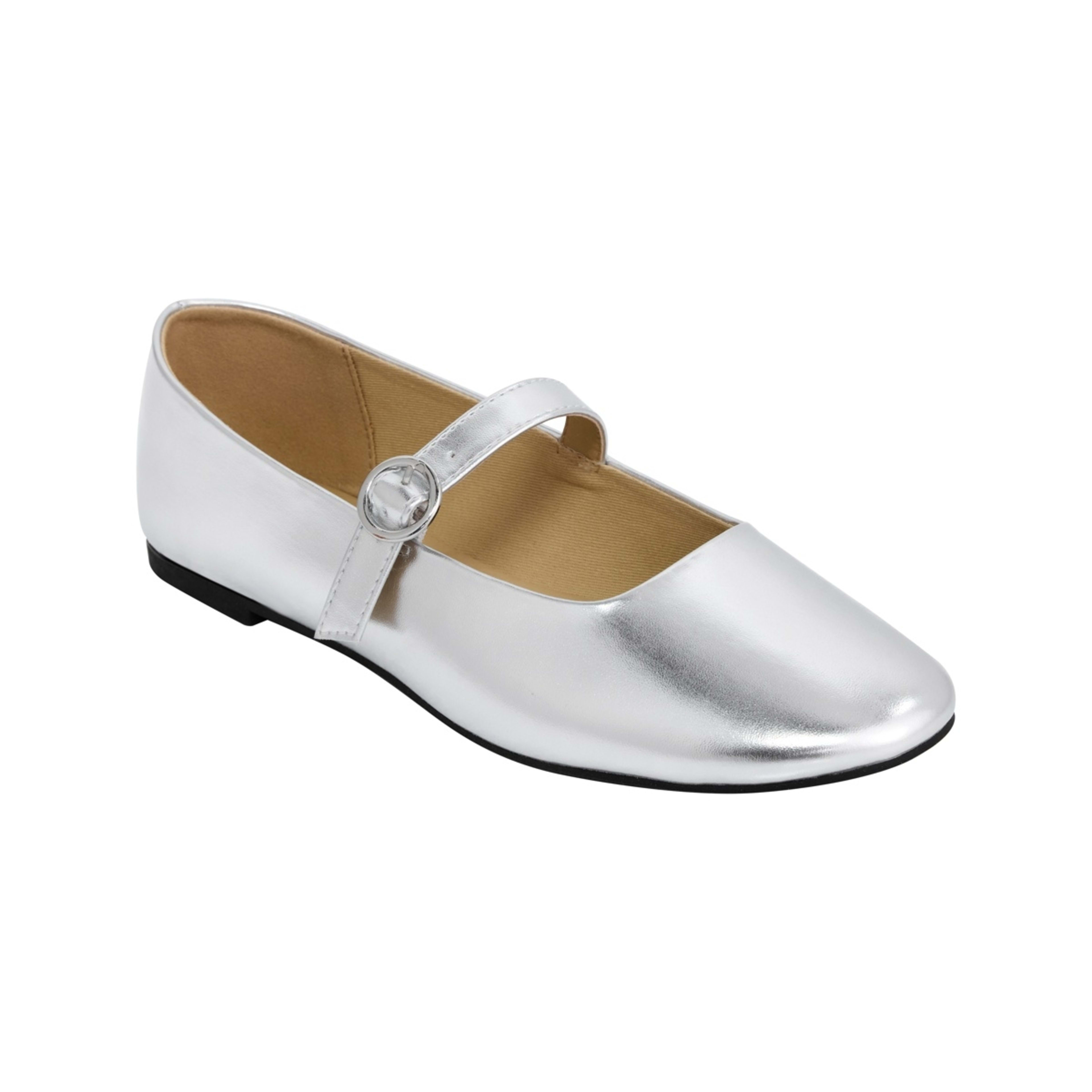 1 Trend Ballet Flats Silver, 1 of 5