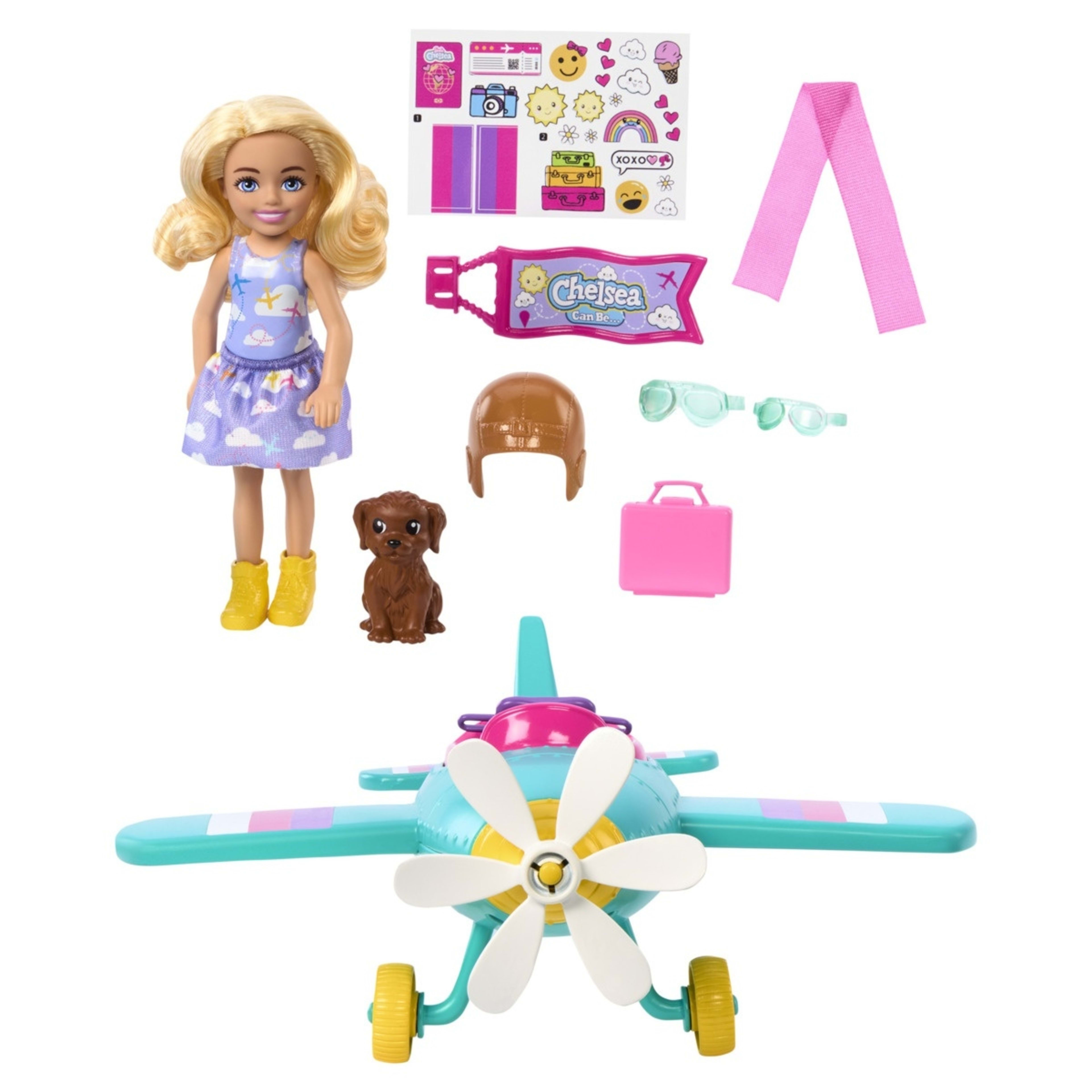 3 Barbie Chelsea Can Be… Plane Doll and Playset, 3 of 6