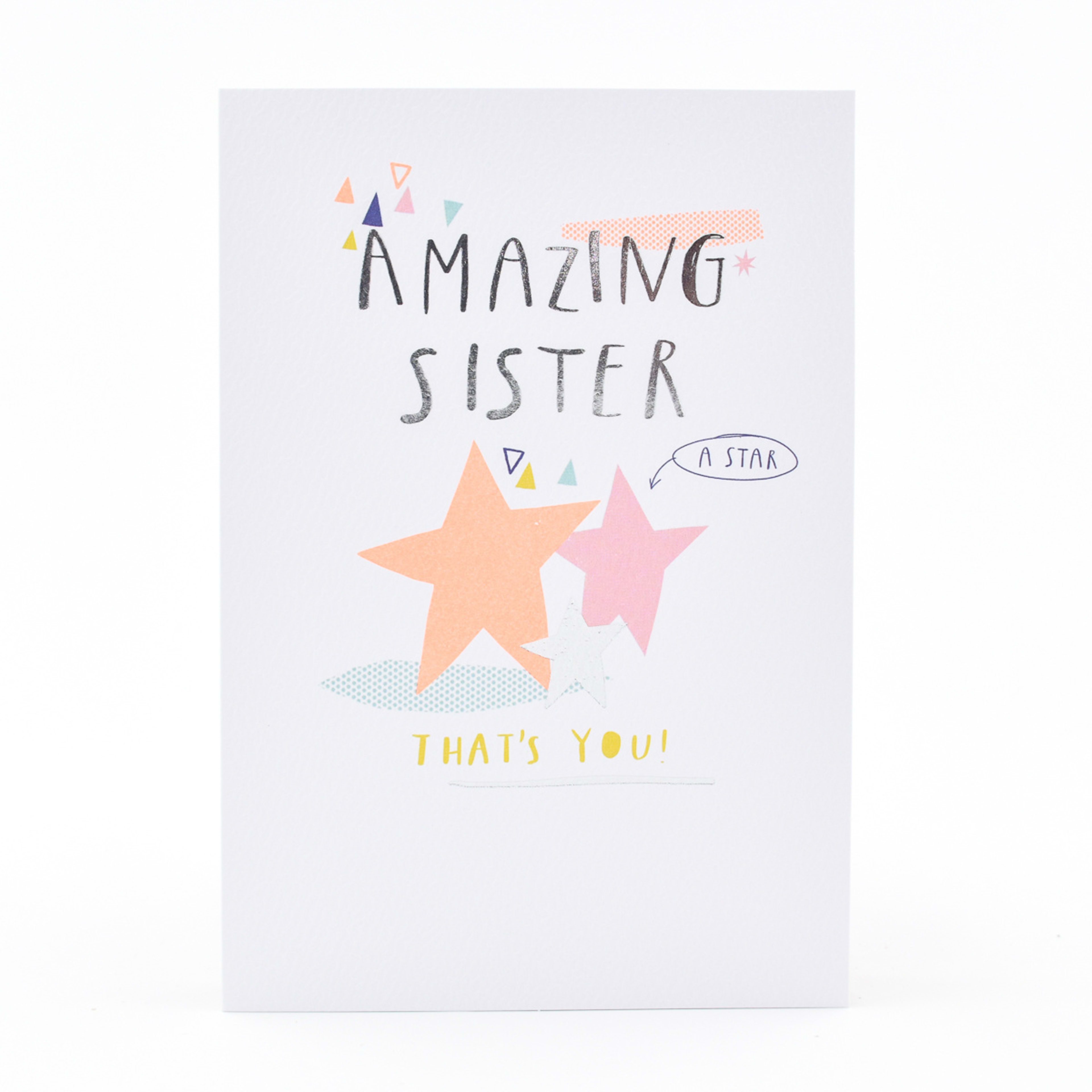 1 Hallmark Birthday Card for Sister - Stars, 1 of 3