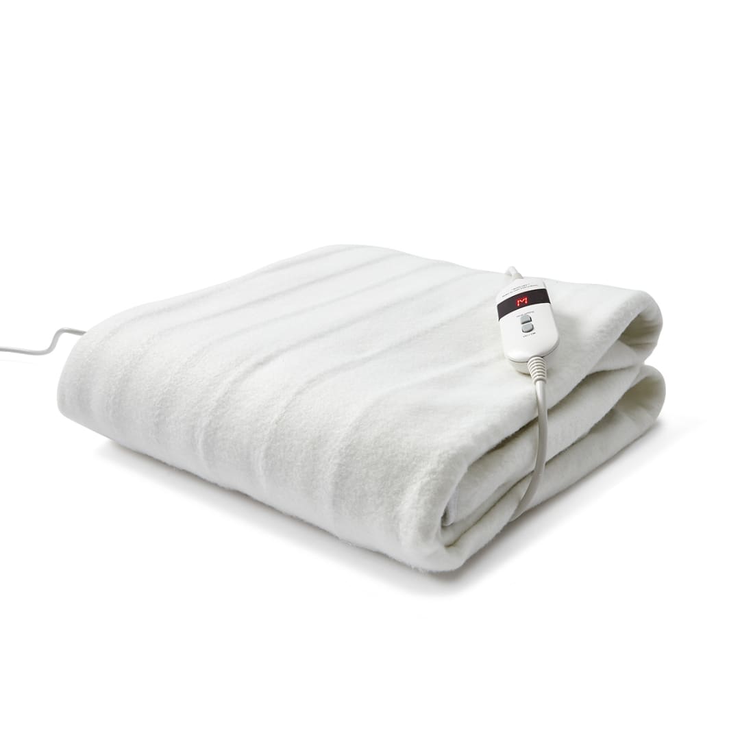 Fitted Electric Blanket Single Bed, White Kmart