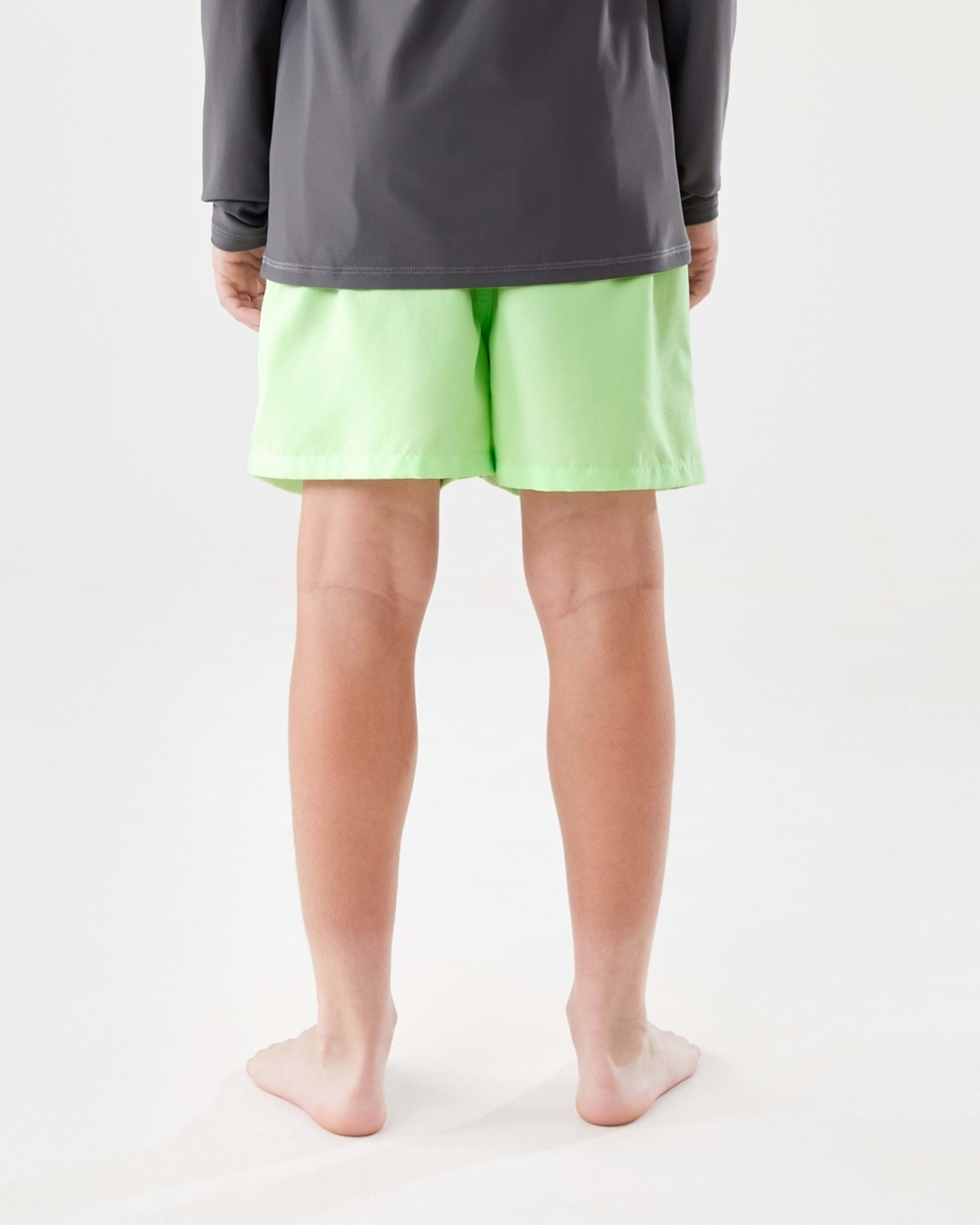 2 Basic Swim Shorts FLURO LIME, 2 of 5
