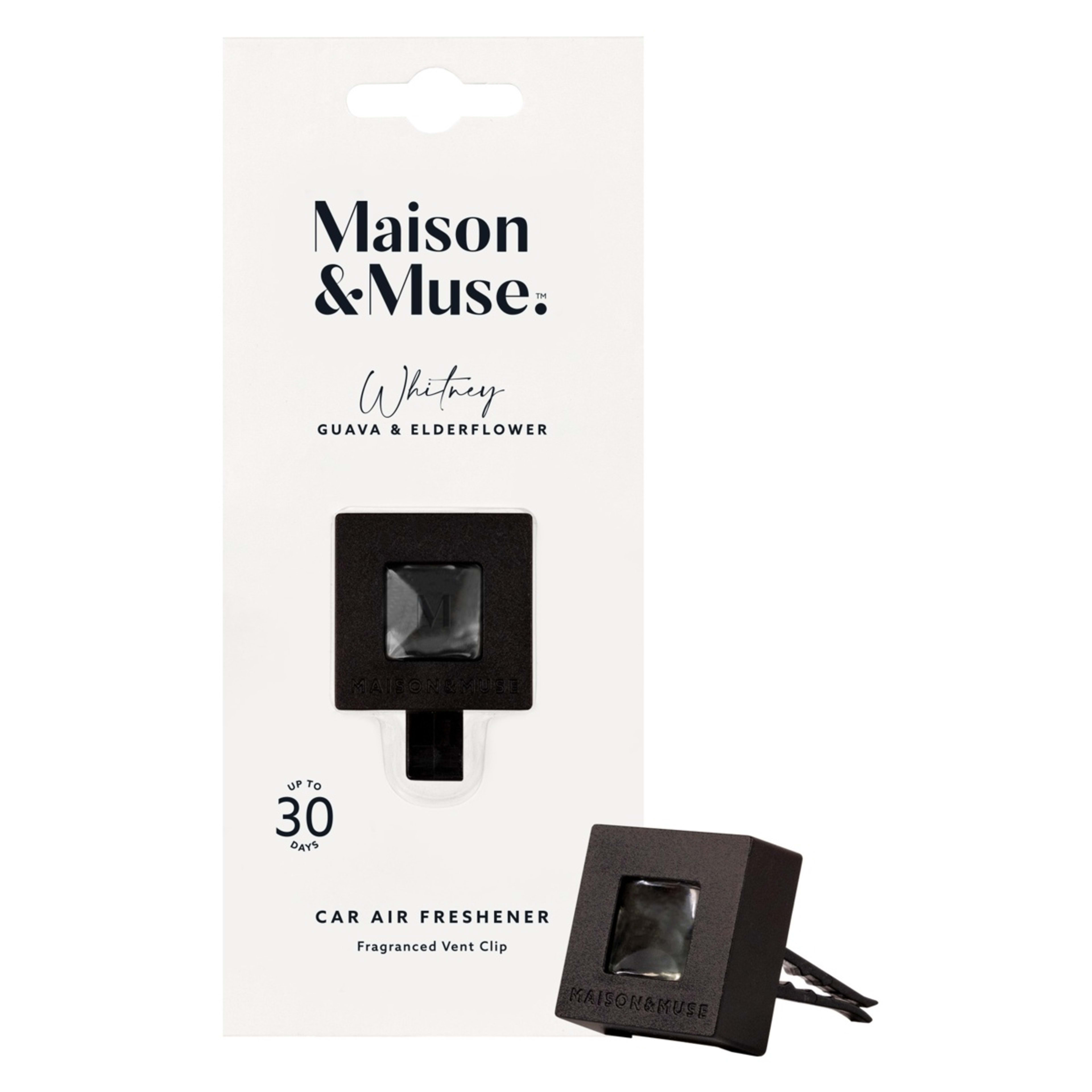 1 Maison and Muse Whitney Car Air Freshener - Guava and Elderflower Fragrance