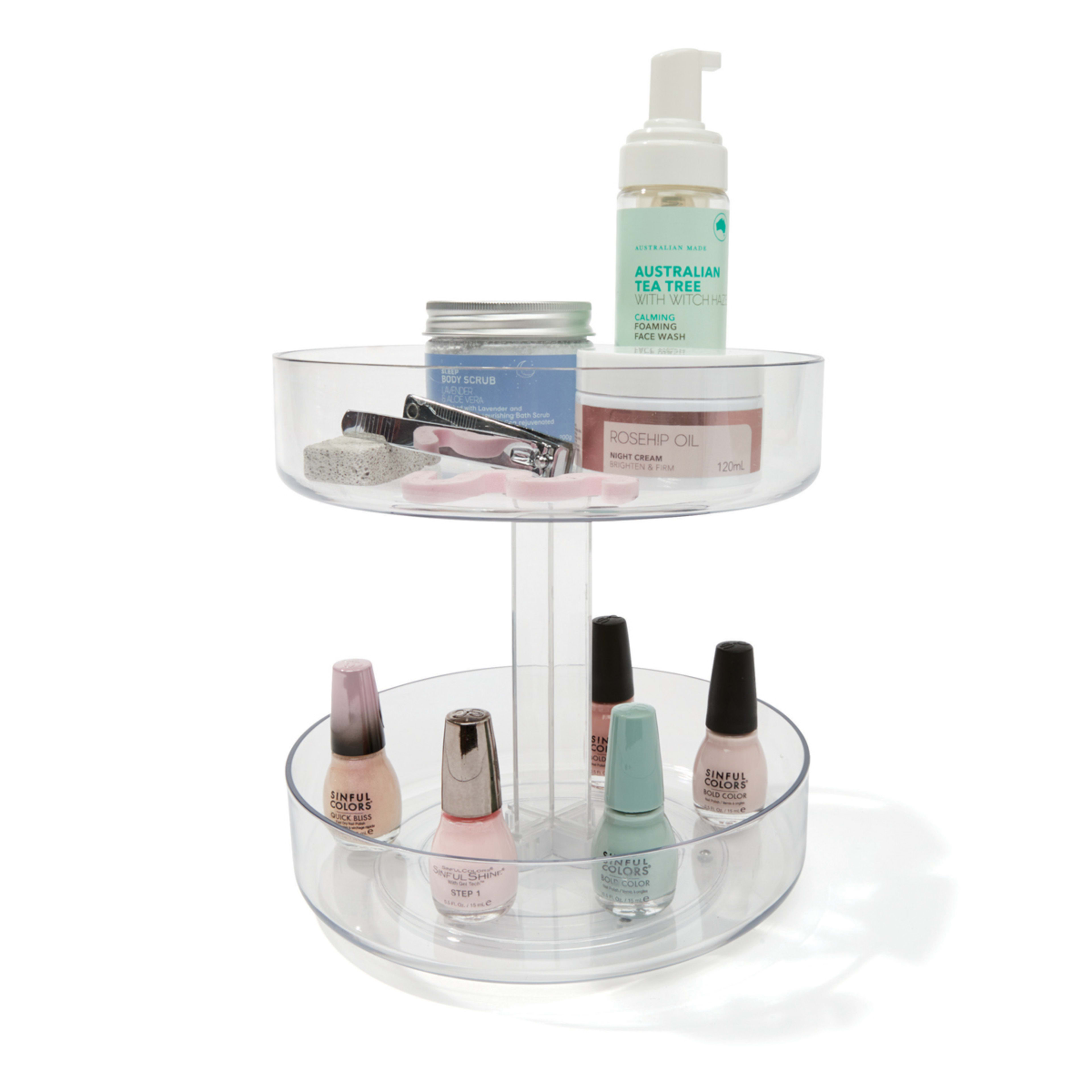 2 Tier Round Turntable Kmart