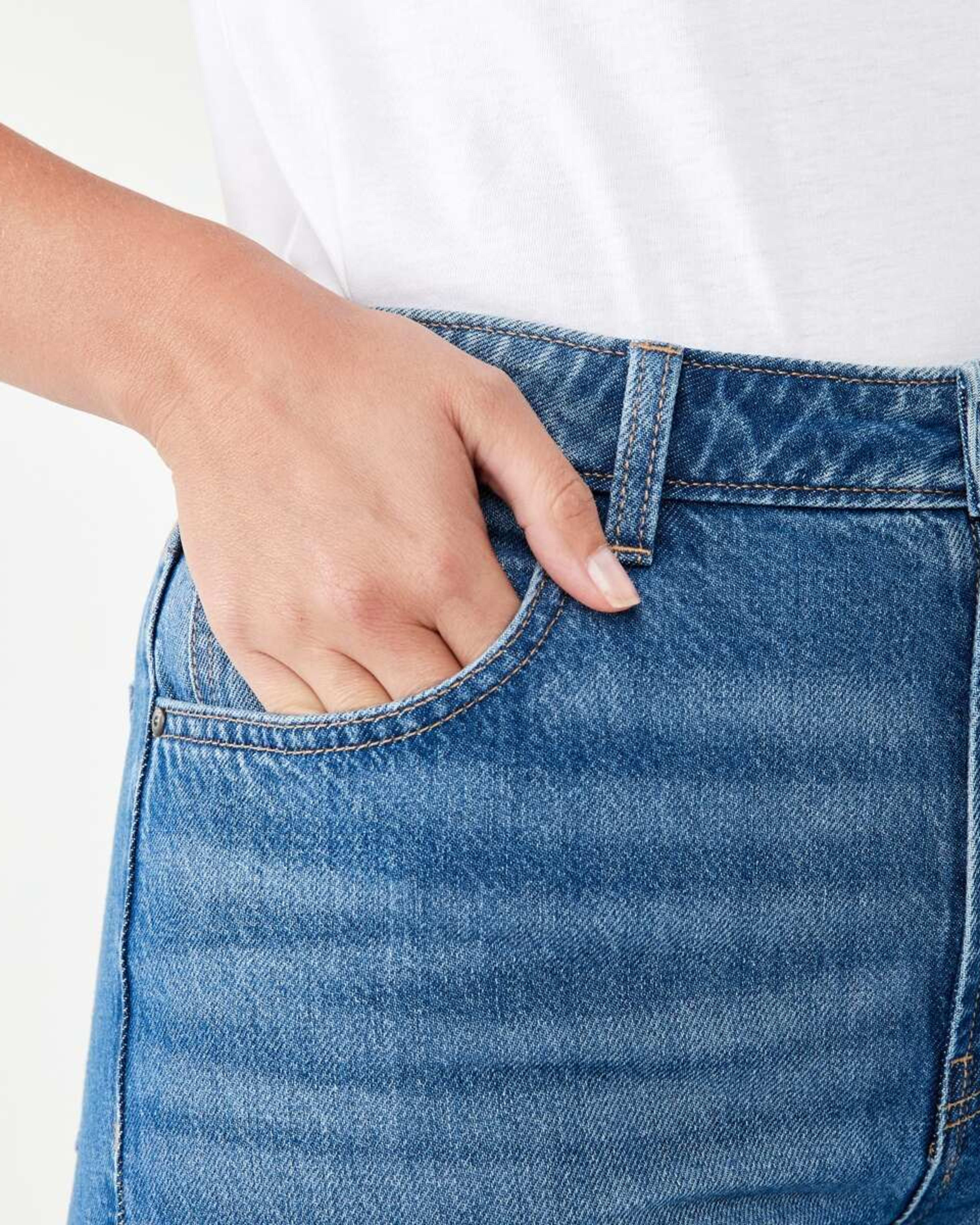 7 Straight Leg Jeans DARK WASH, 7 of 7