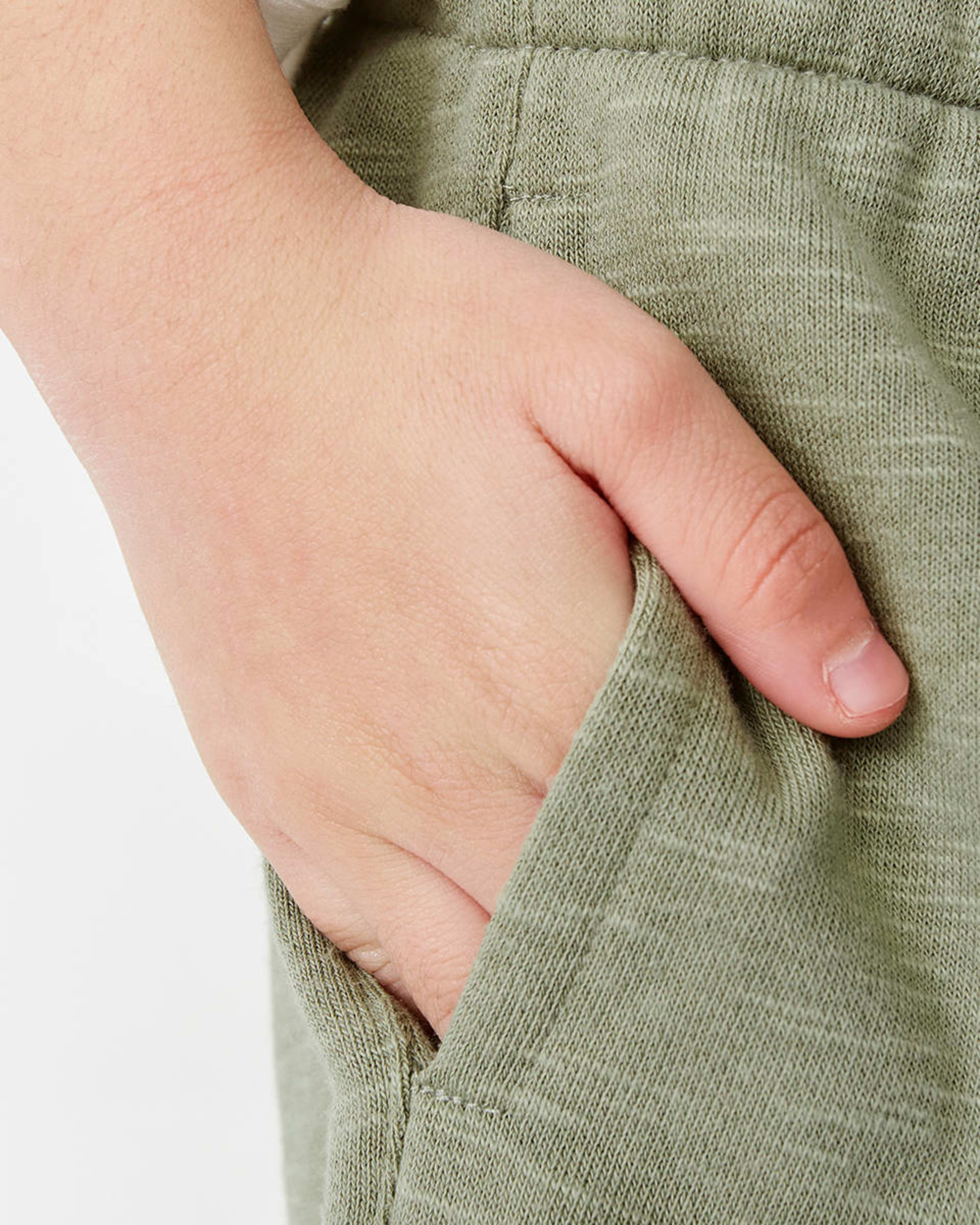 4 Cargo Knit Shorts Oil Green, 4 of 9