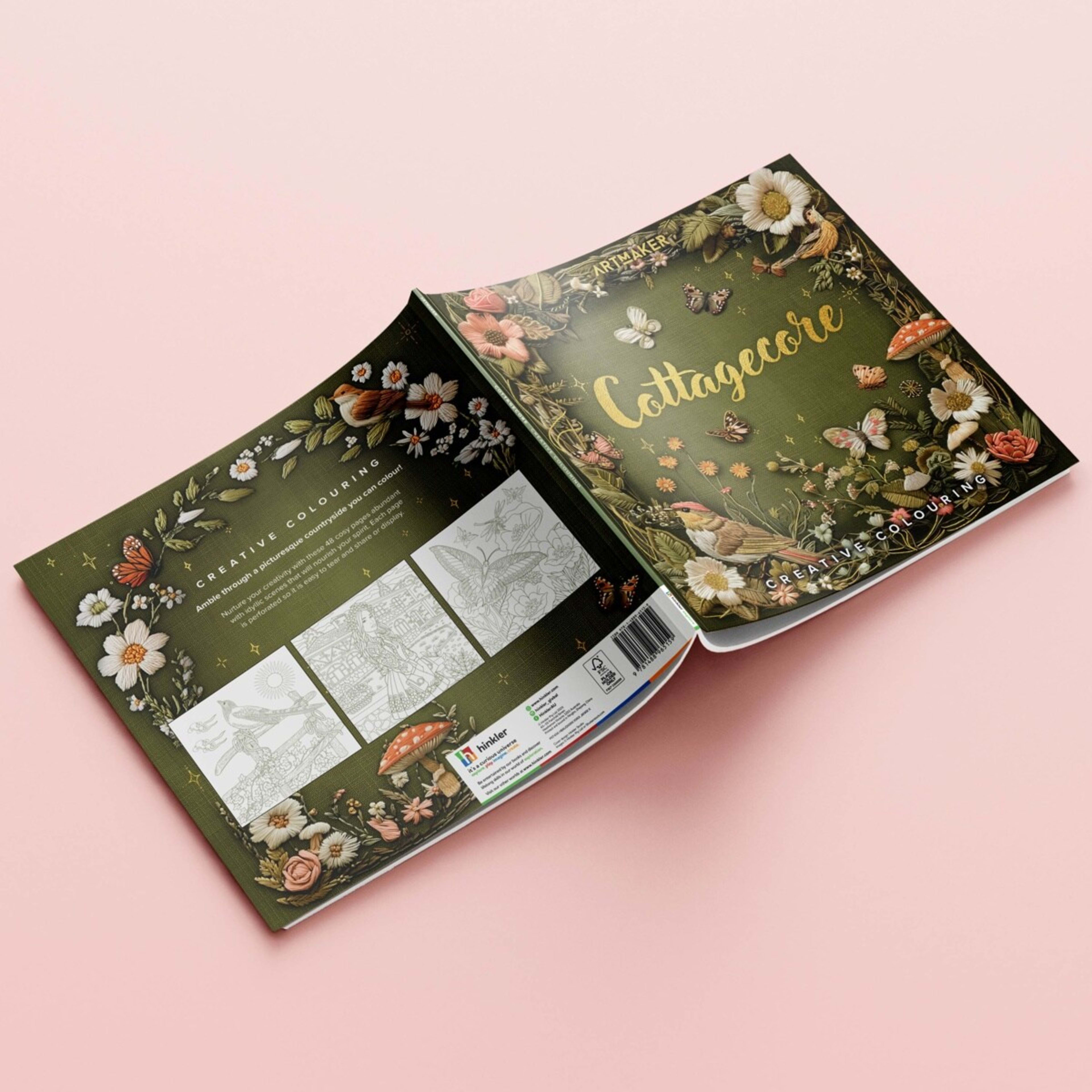 3 Art Maker Cottagecore Creative Colouring - Book​, 3 of 4