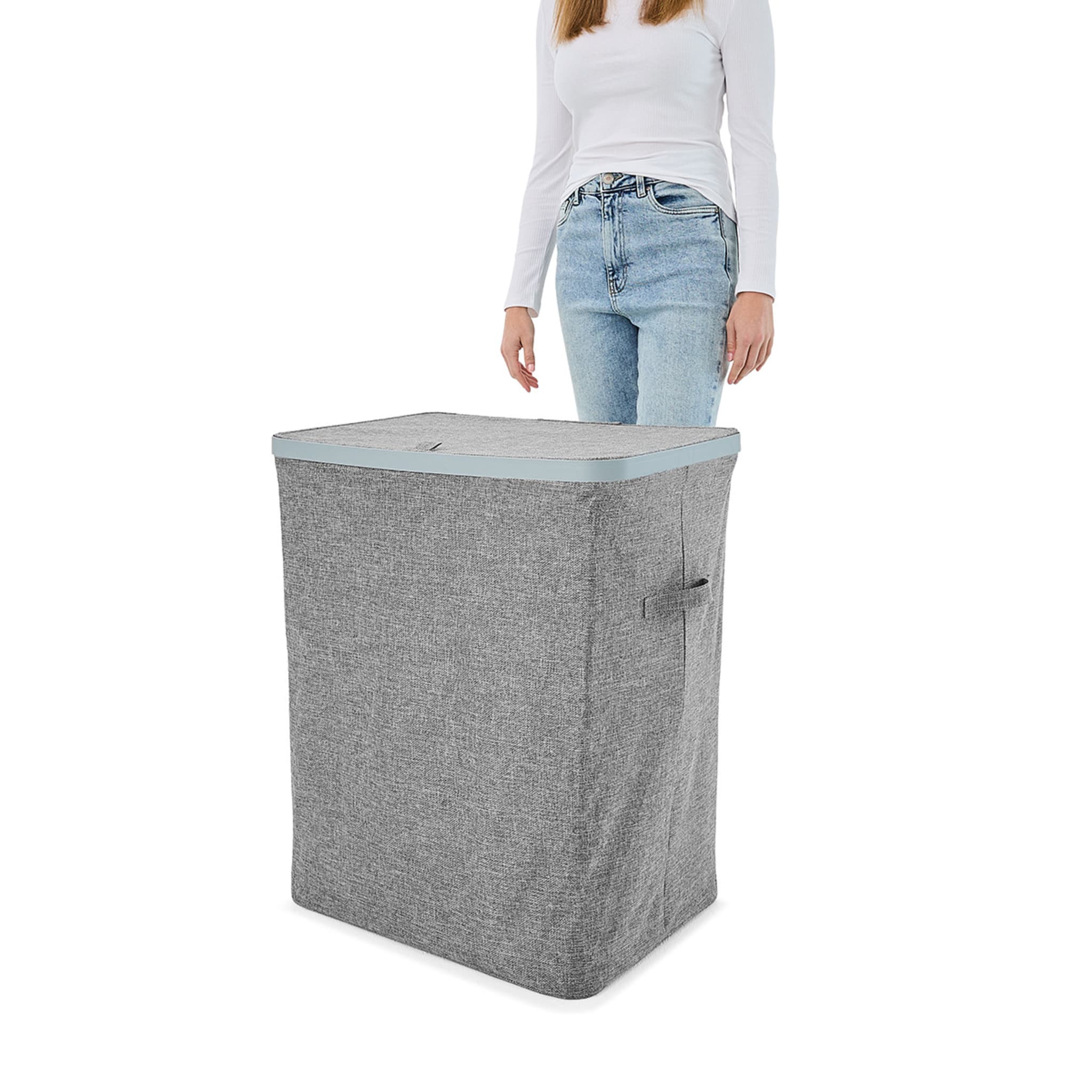Dual Section Laundry Hamper - Kmart
