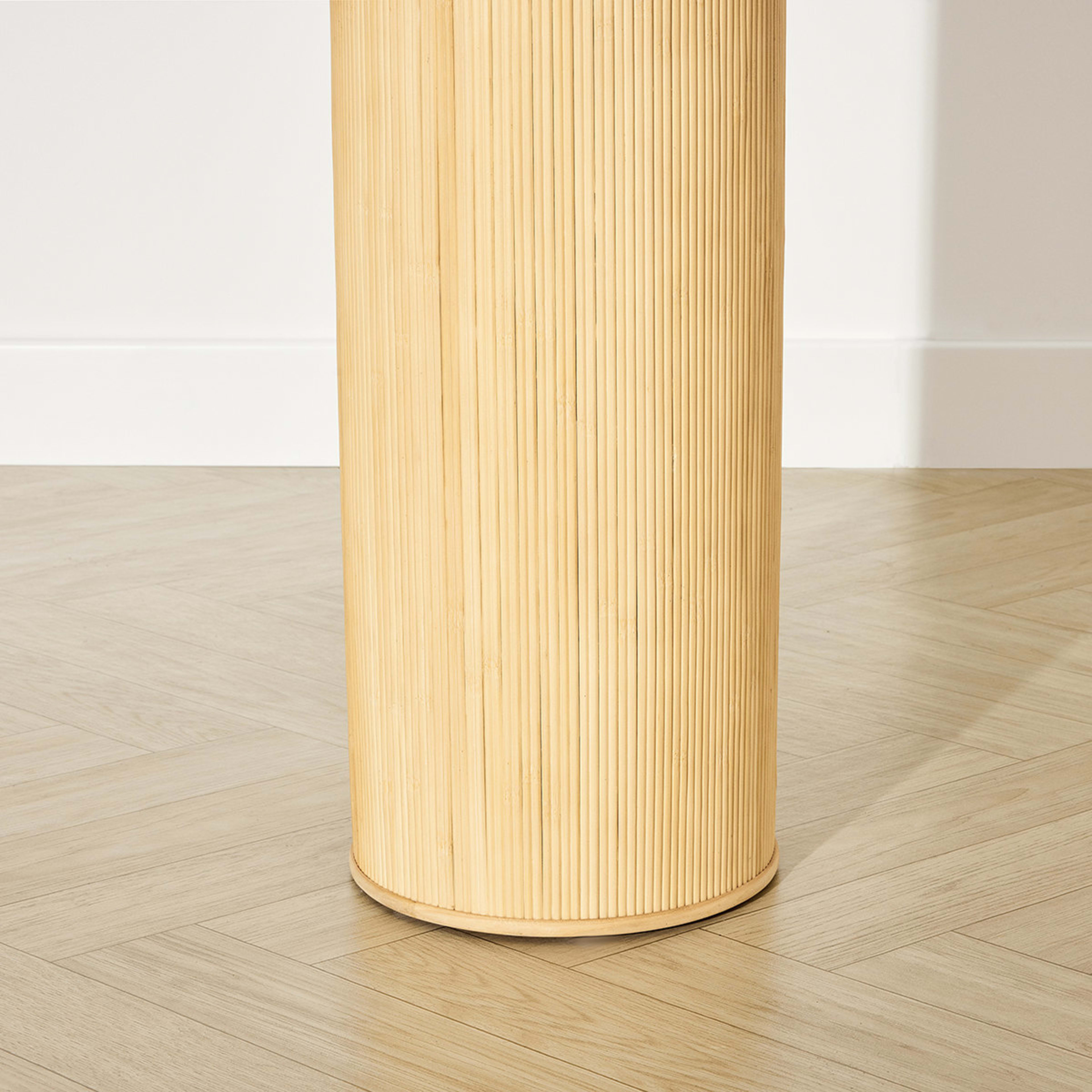 Bamboo Inlay Hallway Table Kmart