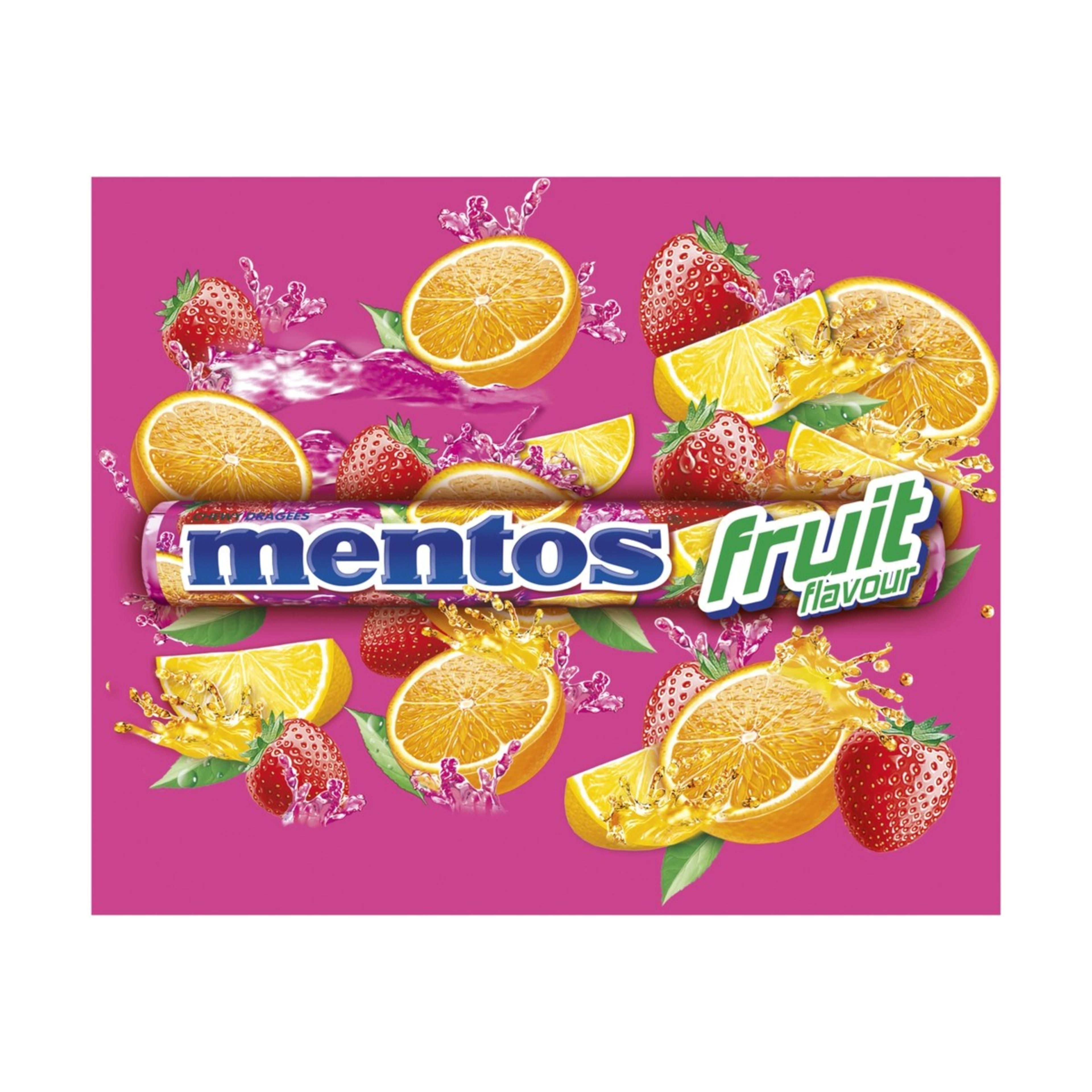 3 Mentos Candy Fruit Roll Chewy Dragees 37.5g, 3 of 4