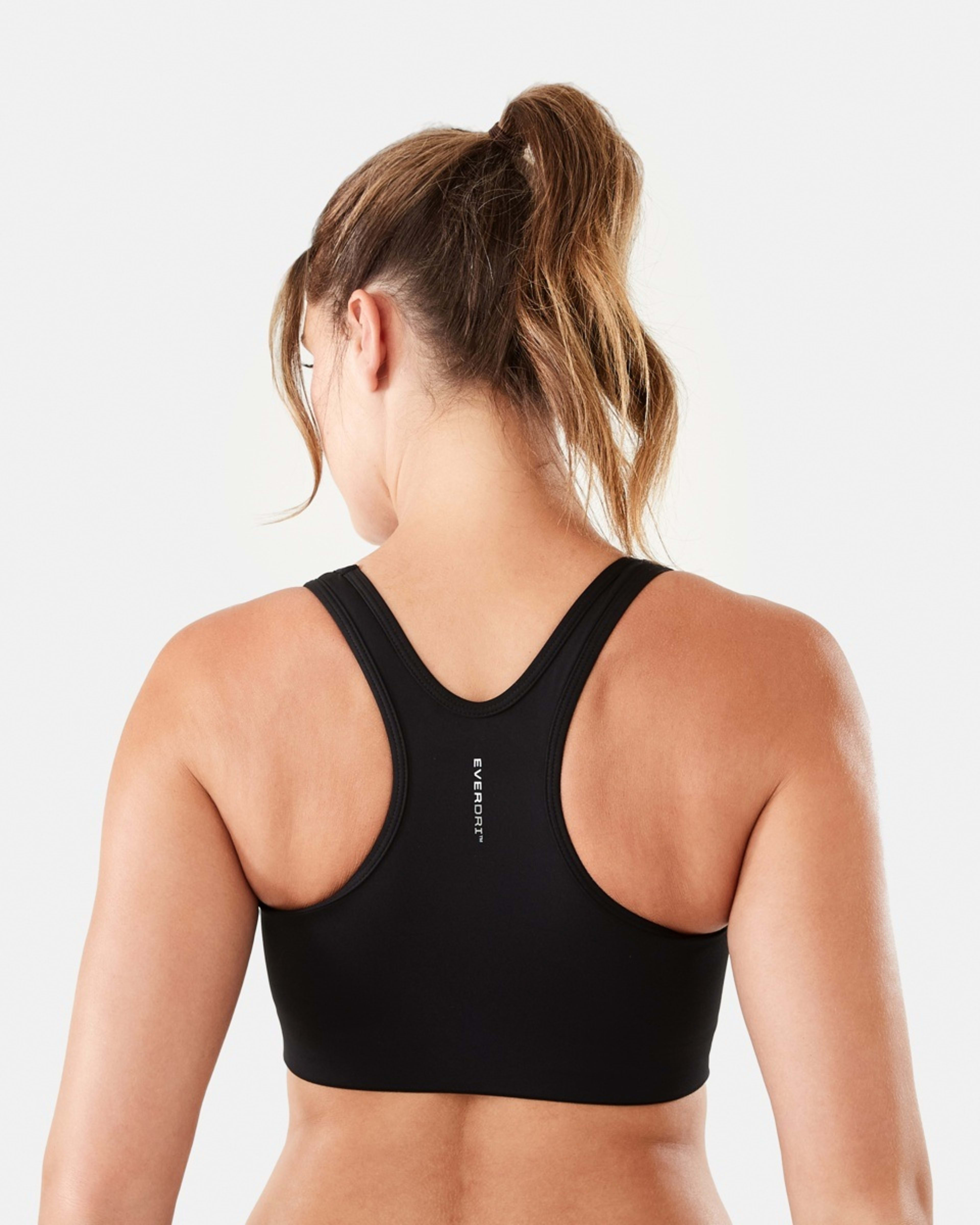 3 Everlast Womens Racer Back Crop Top EVERLAST BLACK, 3 of 8
