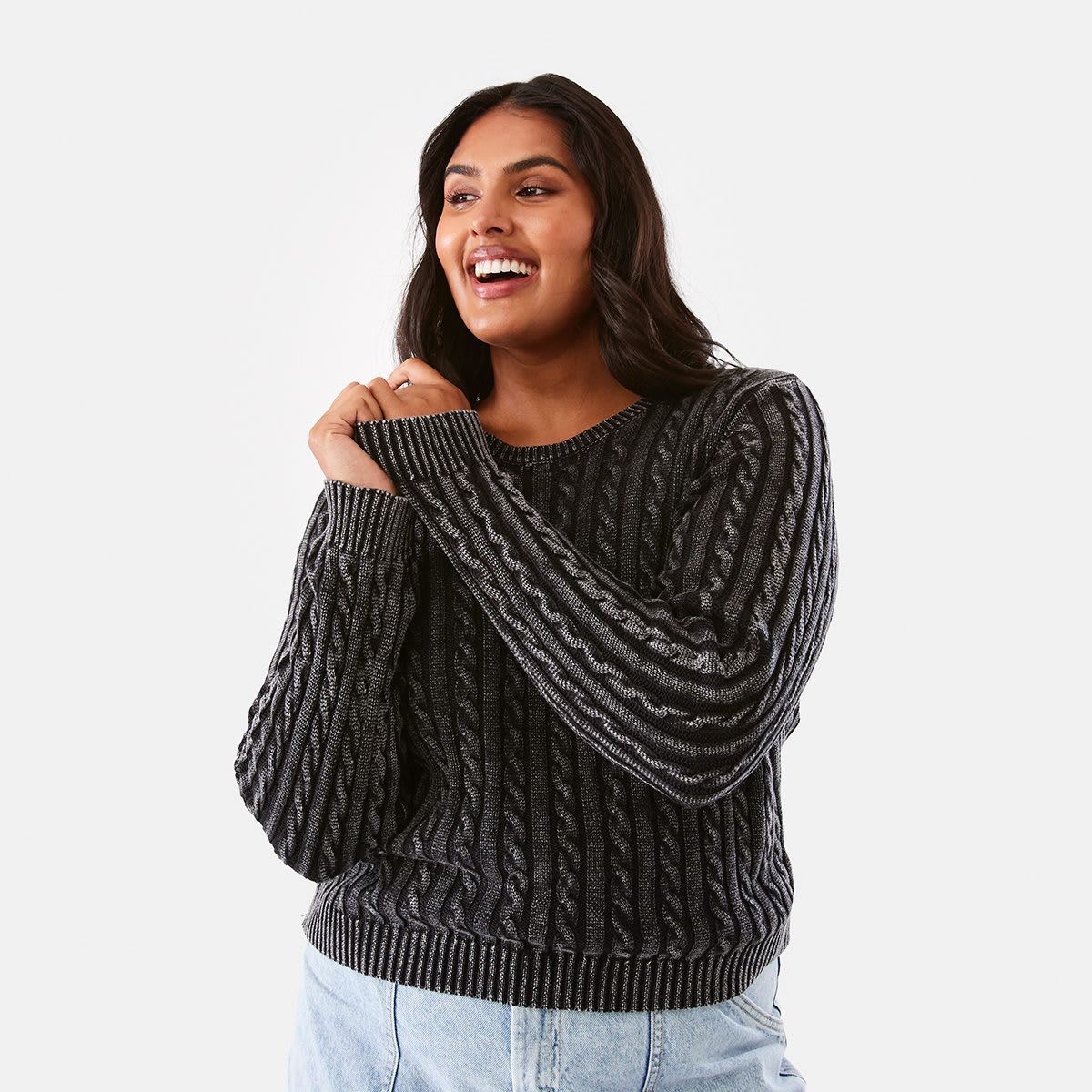 Crop Cable Jumper Kmart