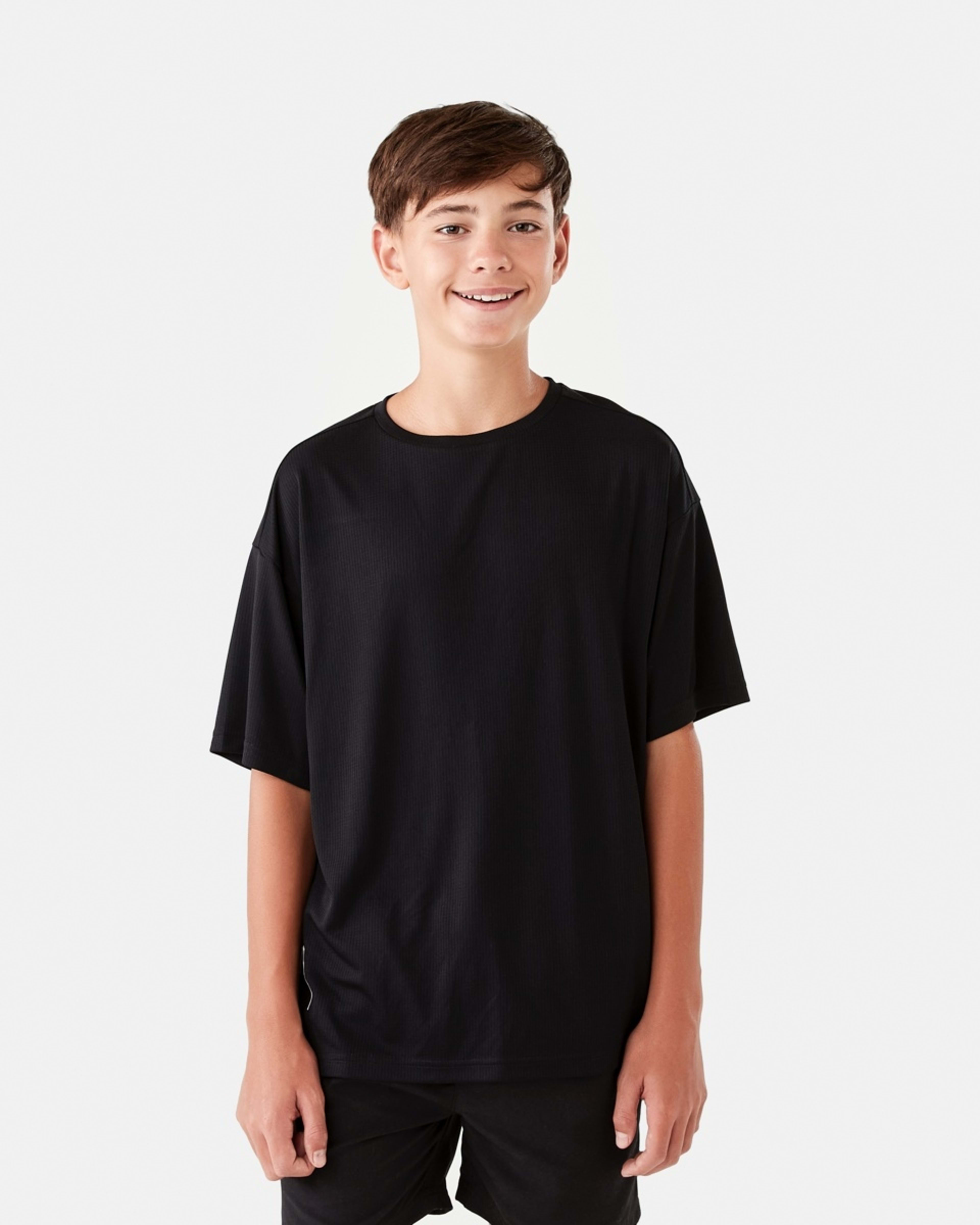 1 Active Kids Performance T-shirt Black