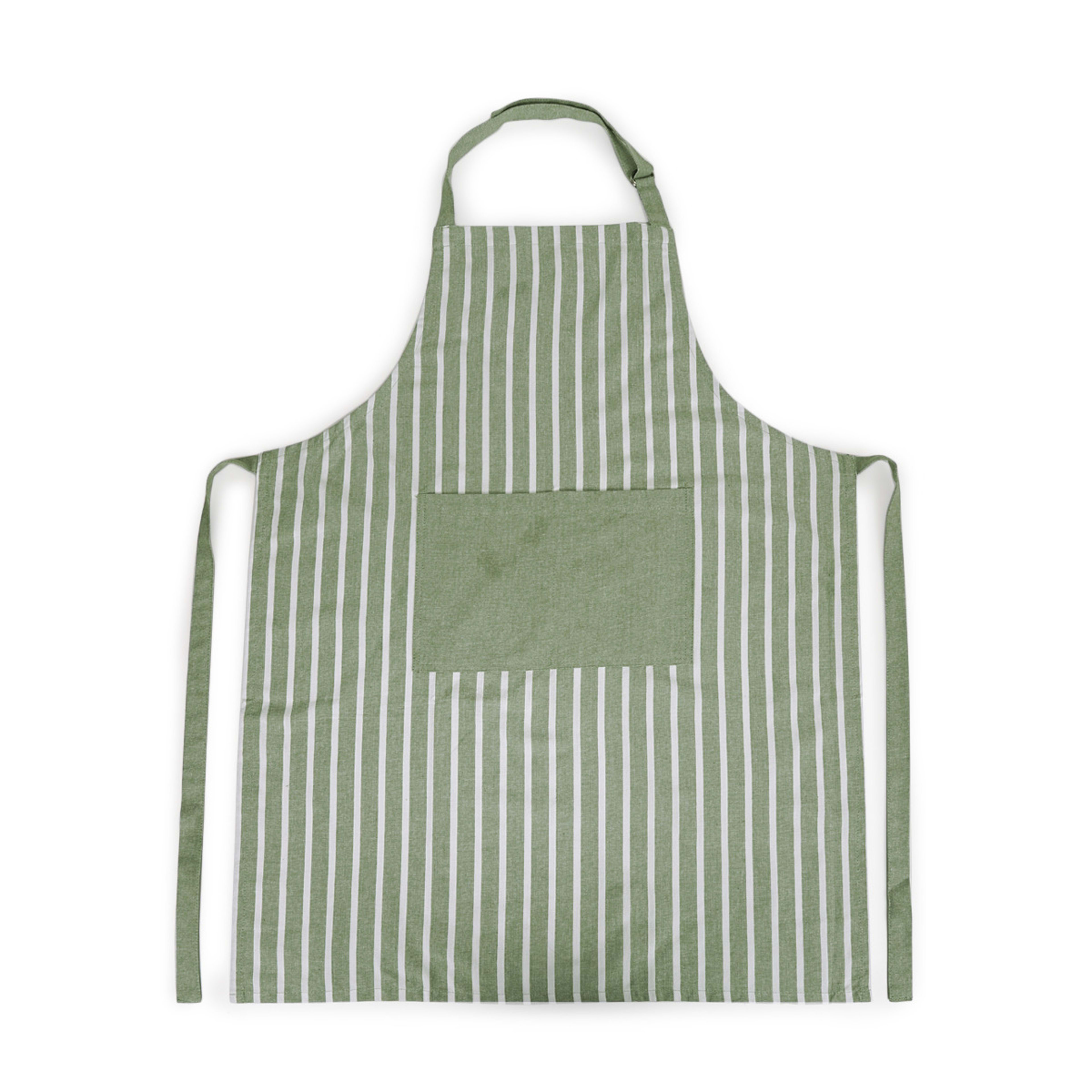 1 Green Chambray Apron