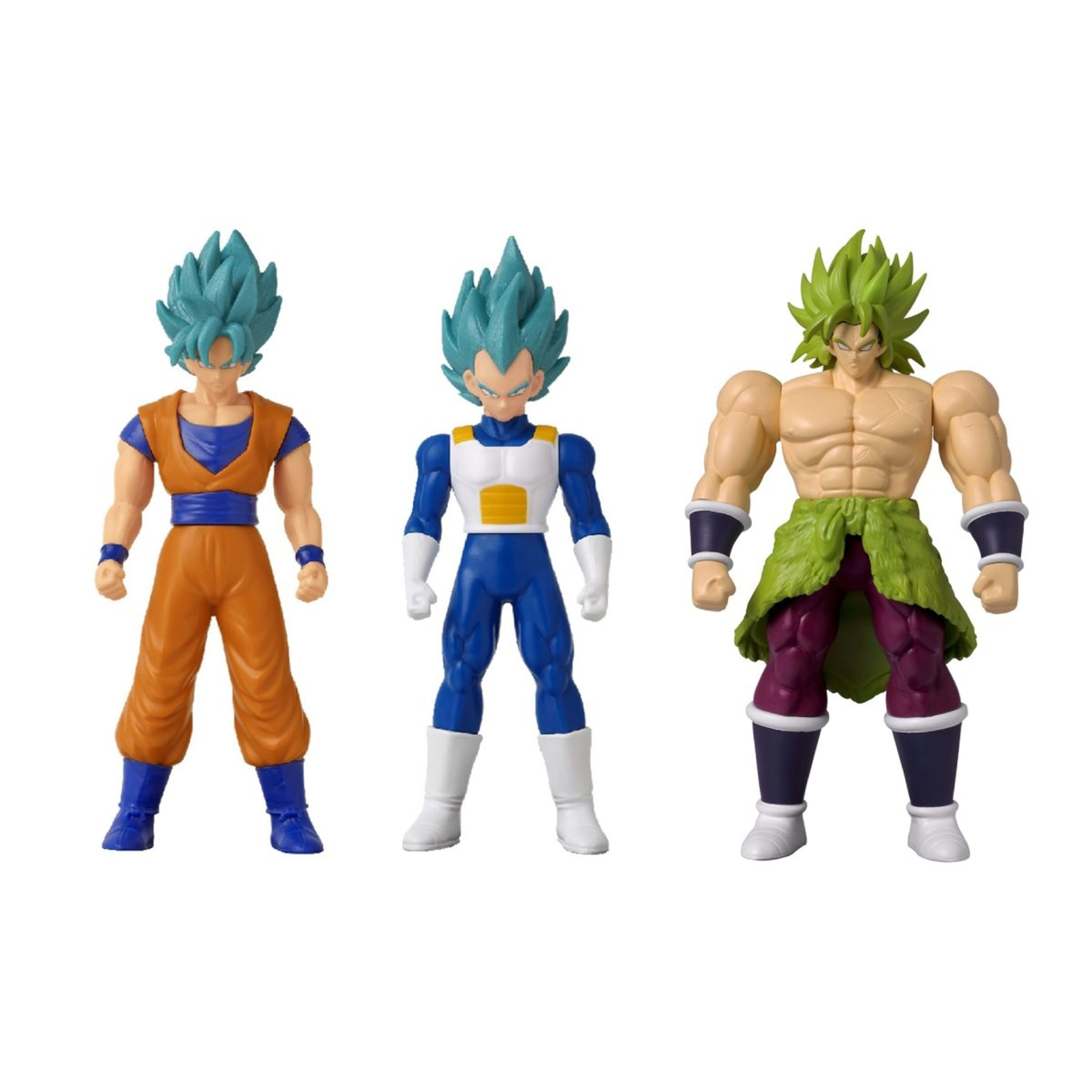 2 3 Pack 10cm Dragon Ball Flash Action Figures, 2 of 2