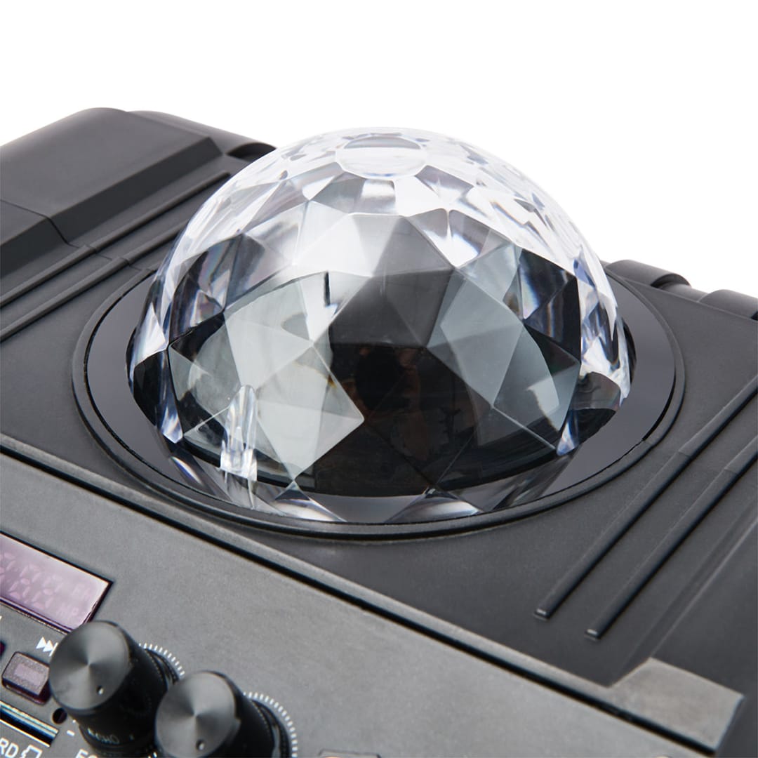 Karaoke Party Speaker with LED and 2 Microphones Kmart NZ