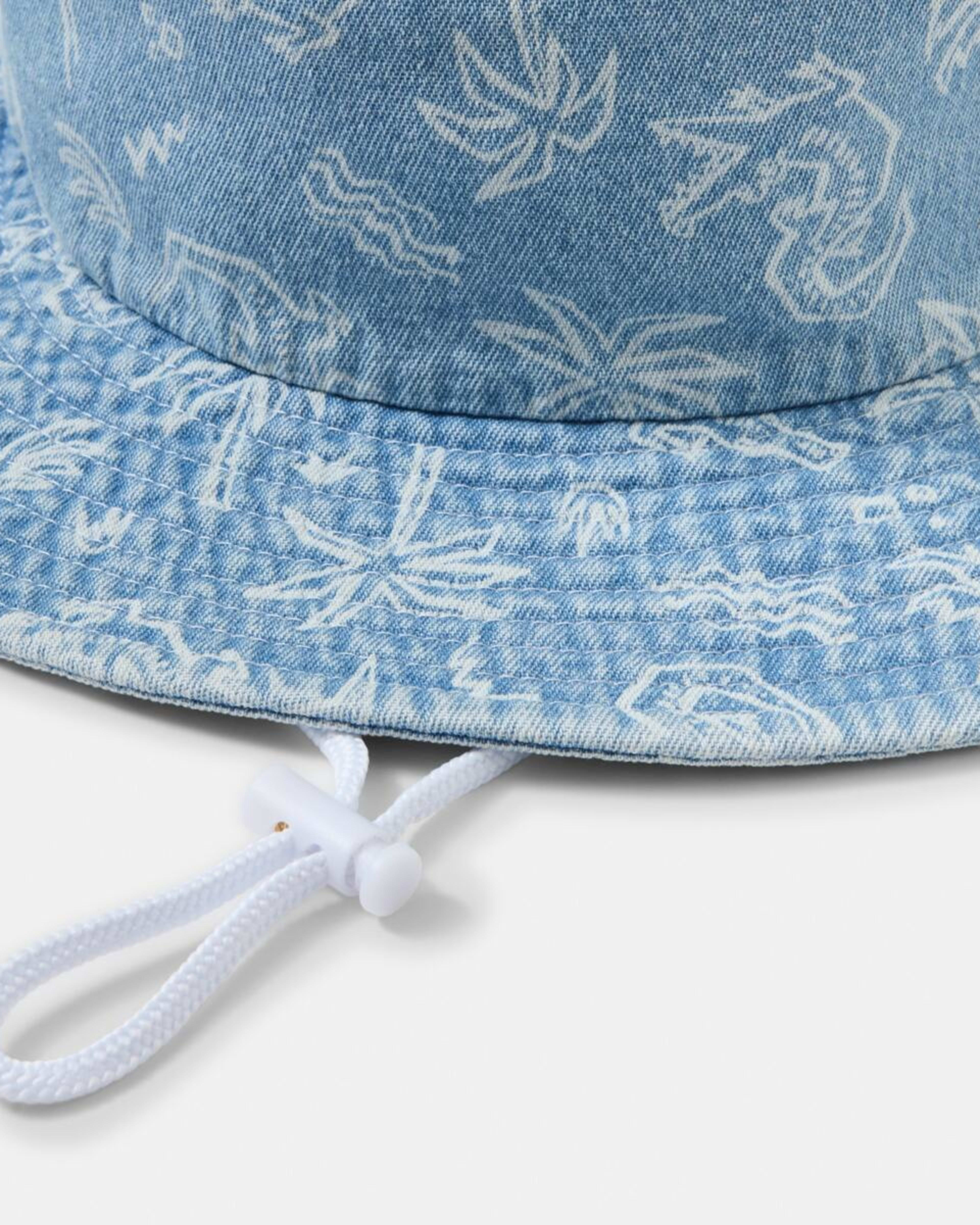 2 Sun Hat CROC PALM DENIM, 2 of 2