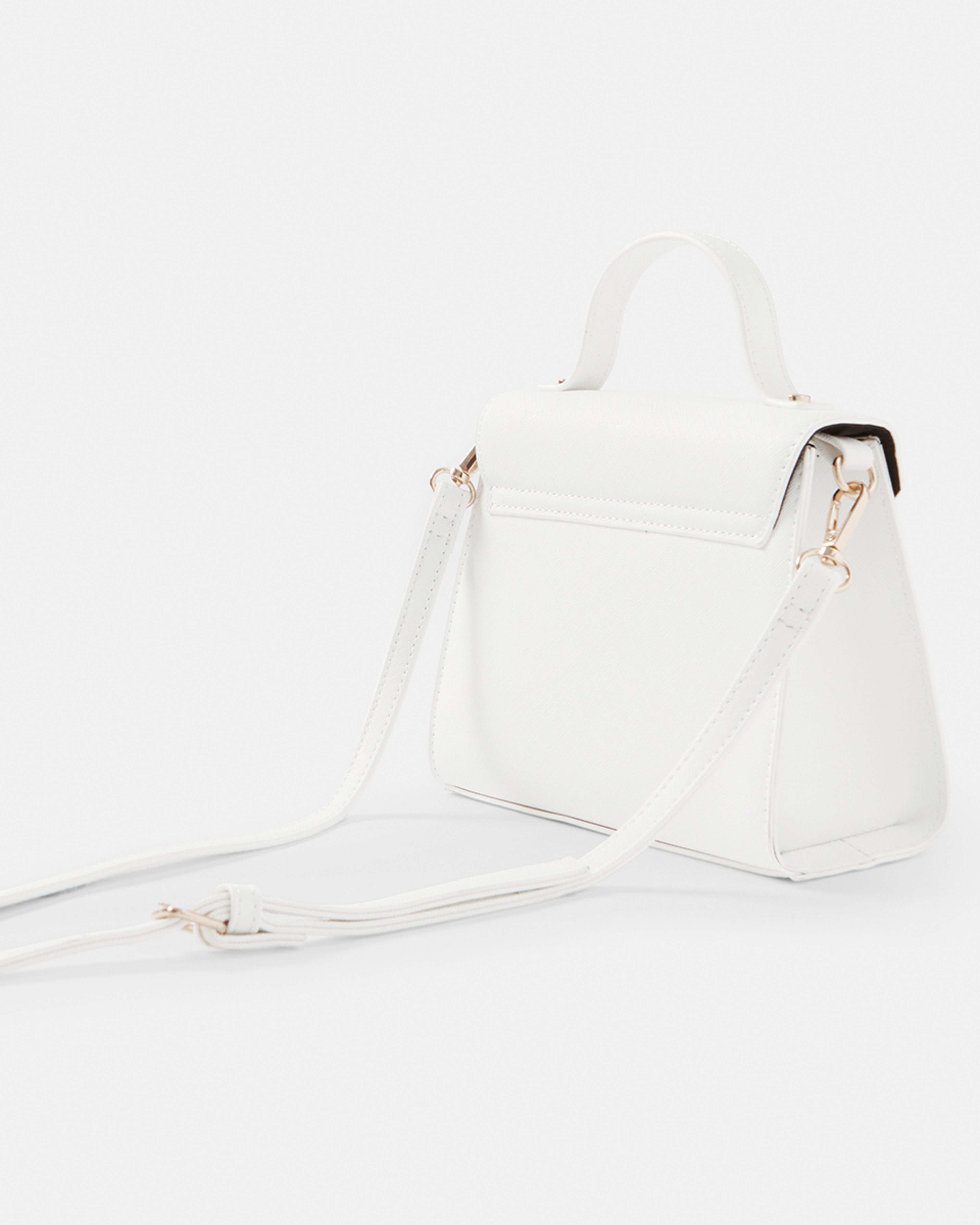 4 Dressy Flap Crossbody Bag White2, 4 of 5