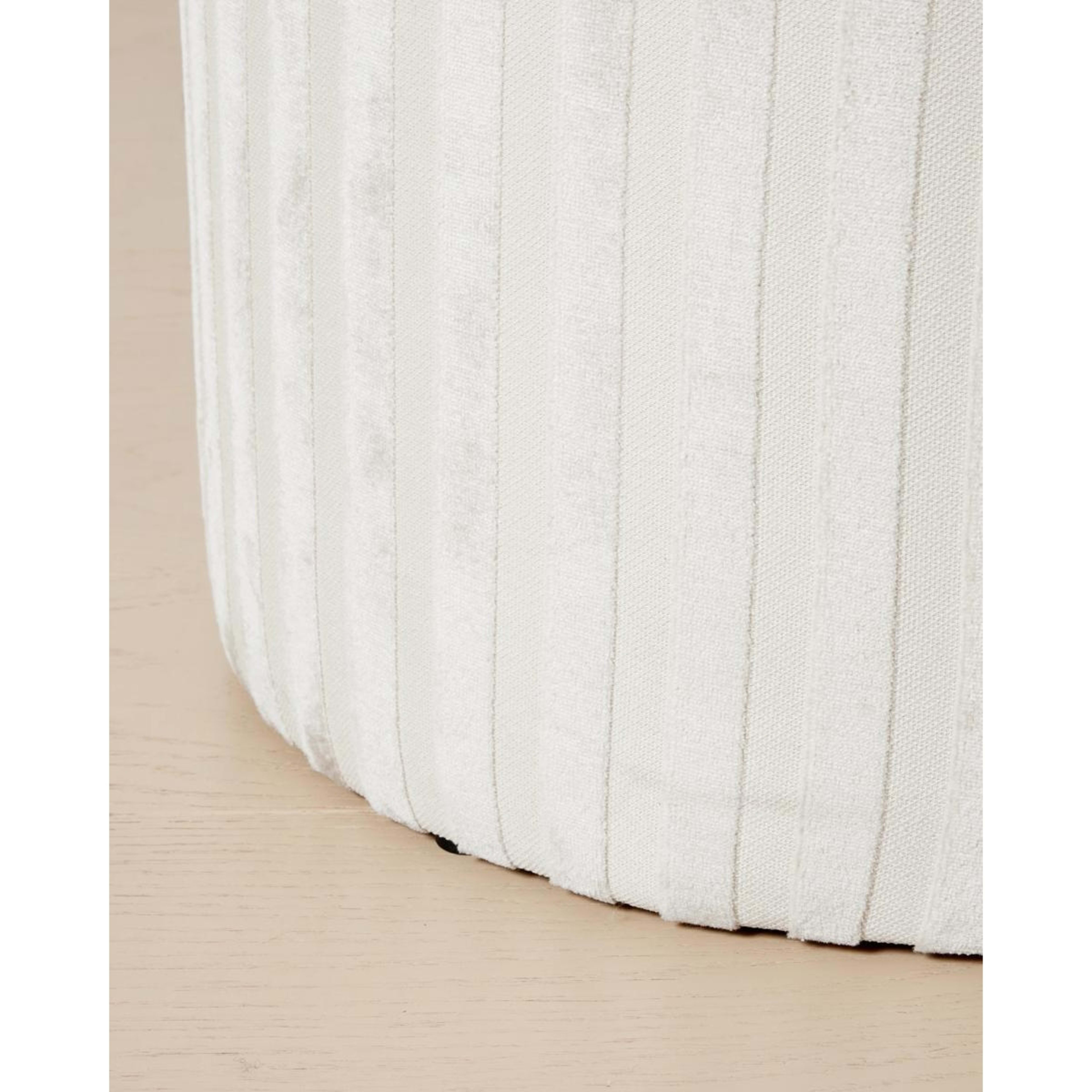 5 White Stripe Ottoman, 5 of 5